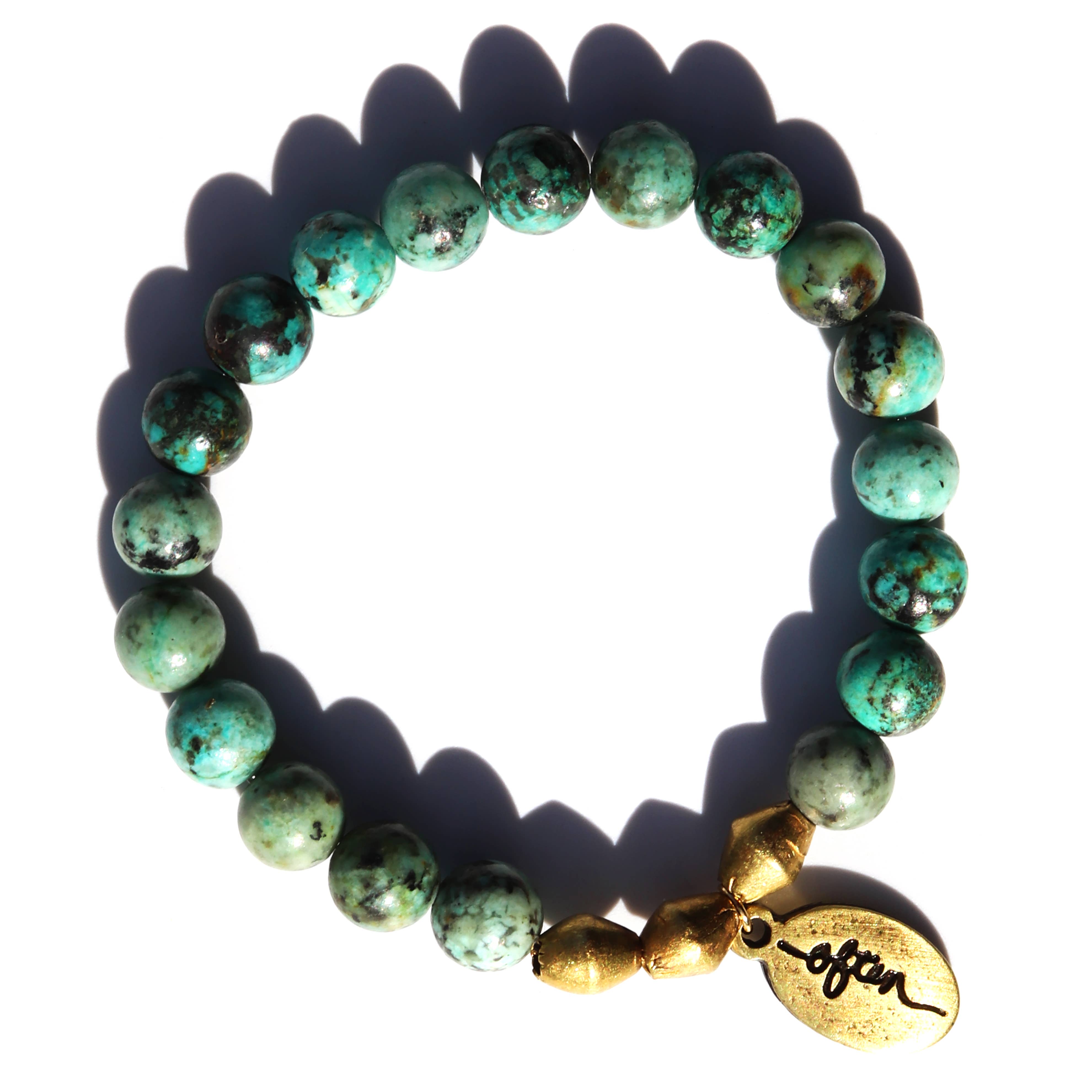 Often Wander - Beaded Bracelet – African Turquoise