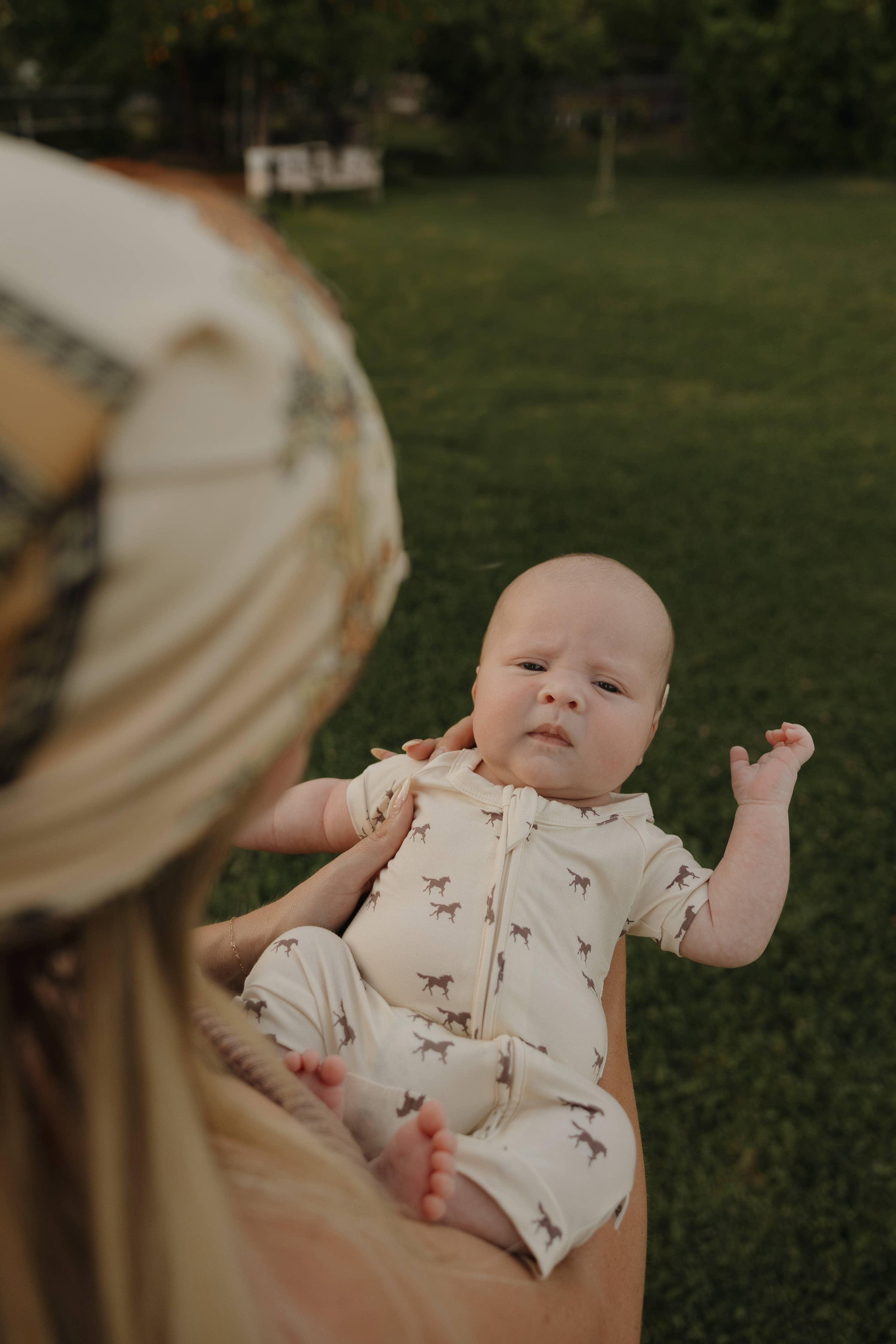 Forever French Baby - Shortie Bamboo Zip | Wild Horses