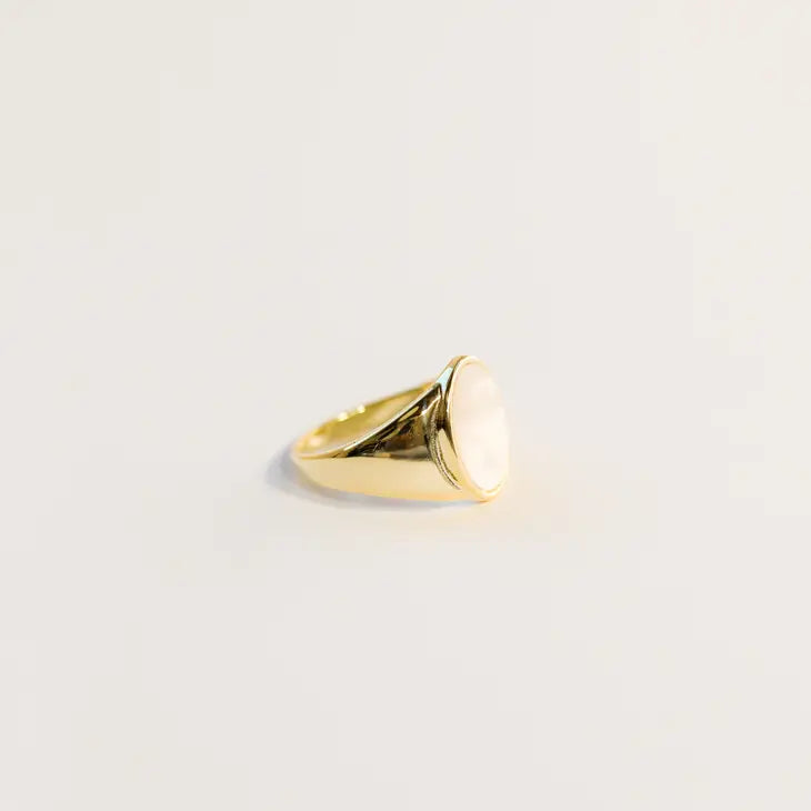 Ring - Mother of Pearl Signet