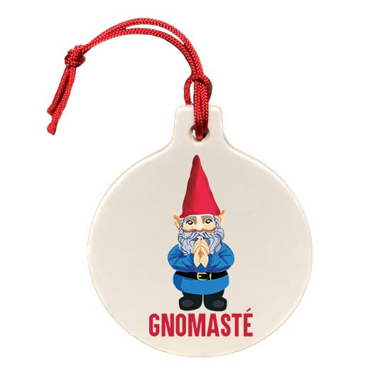 The Cheeky Tree - Gnomaste - Holiday Ornament