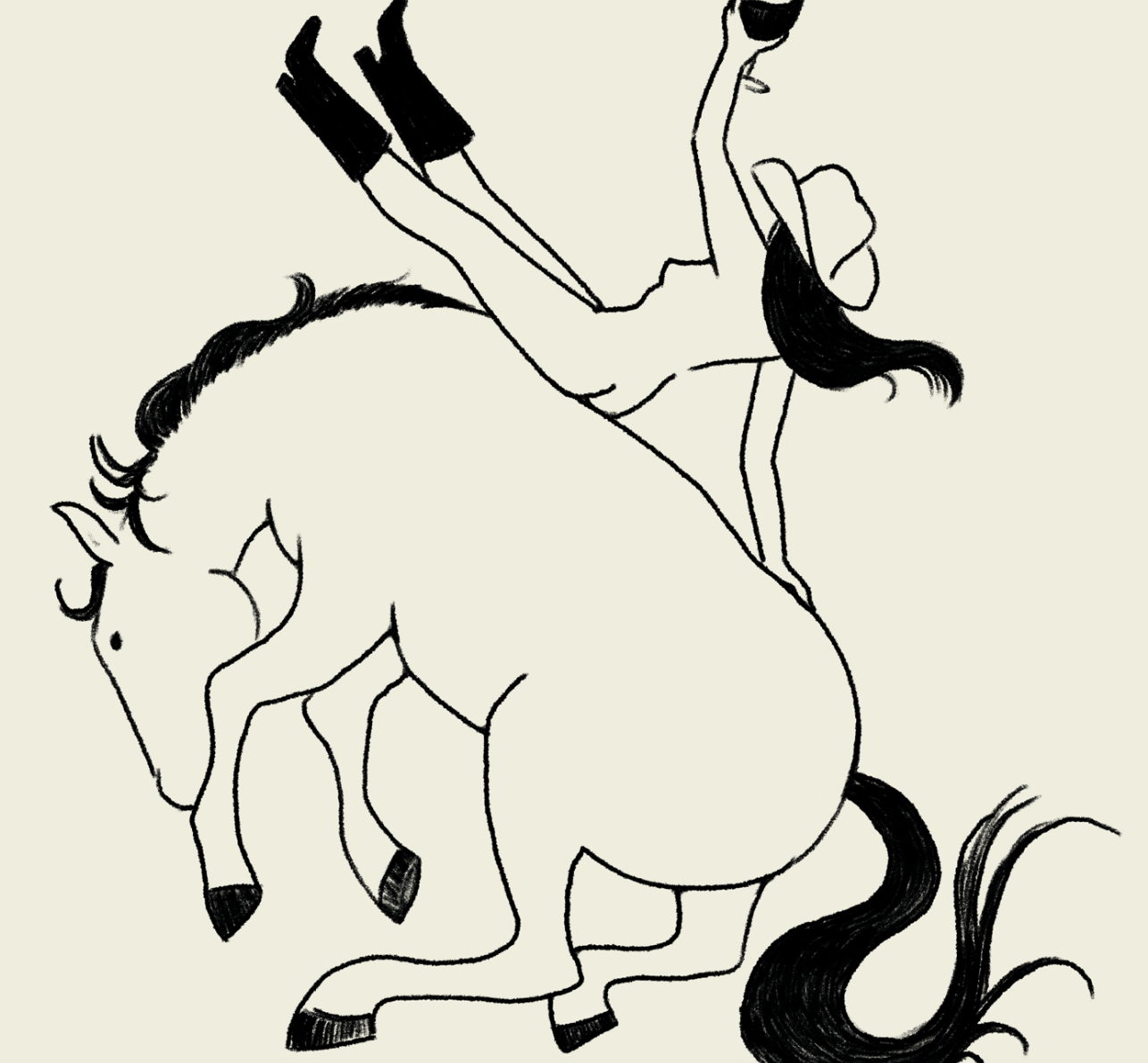 Tumbleweed Design Studio - "Giddy Up" Cowgirl Vintage Western Wall Art Home Decor