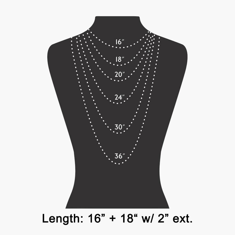 Fame Accessories - Double Layered Chain Necklace