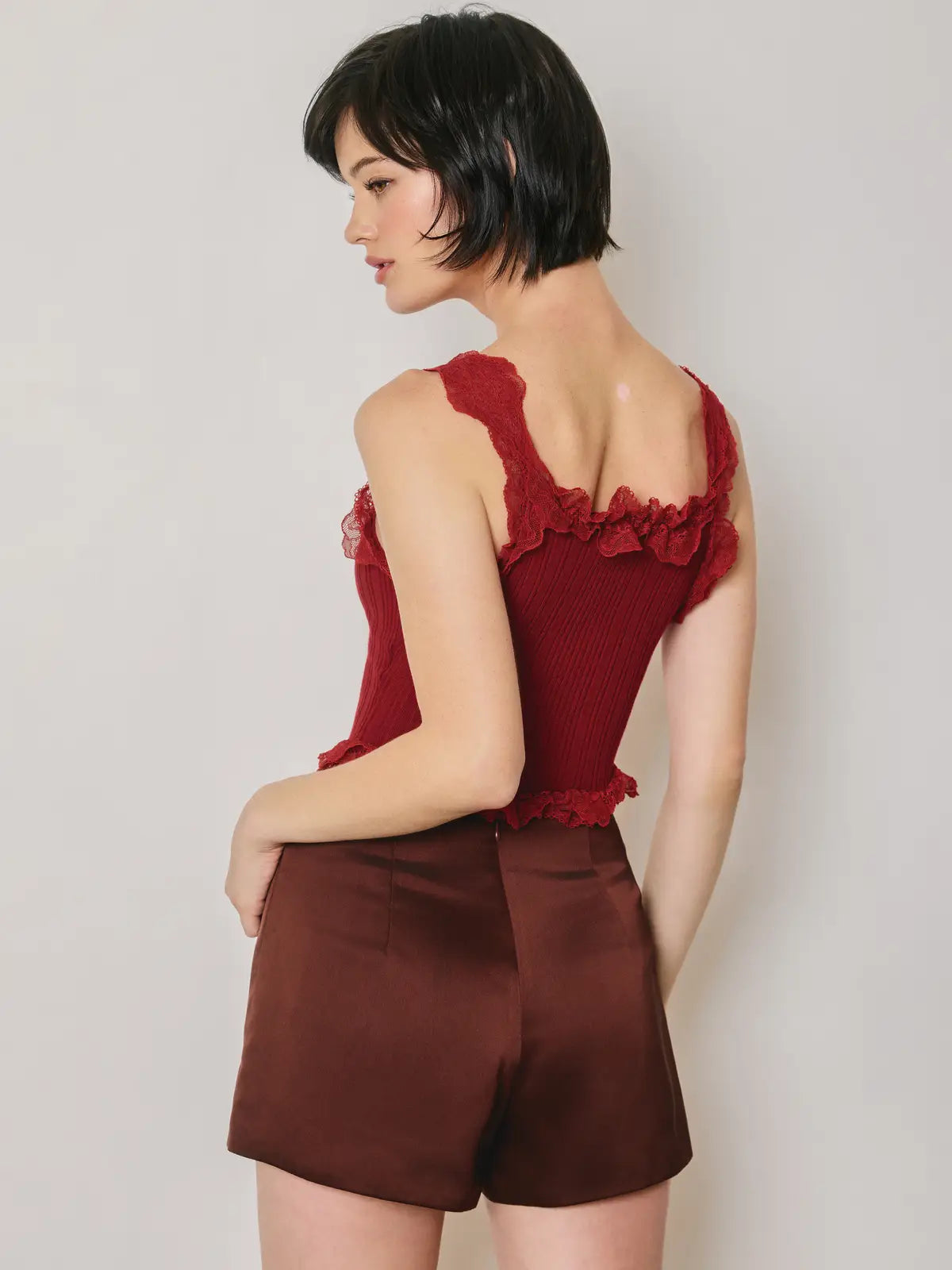 Snowwhite Lace Sleeveless Tank