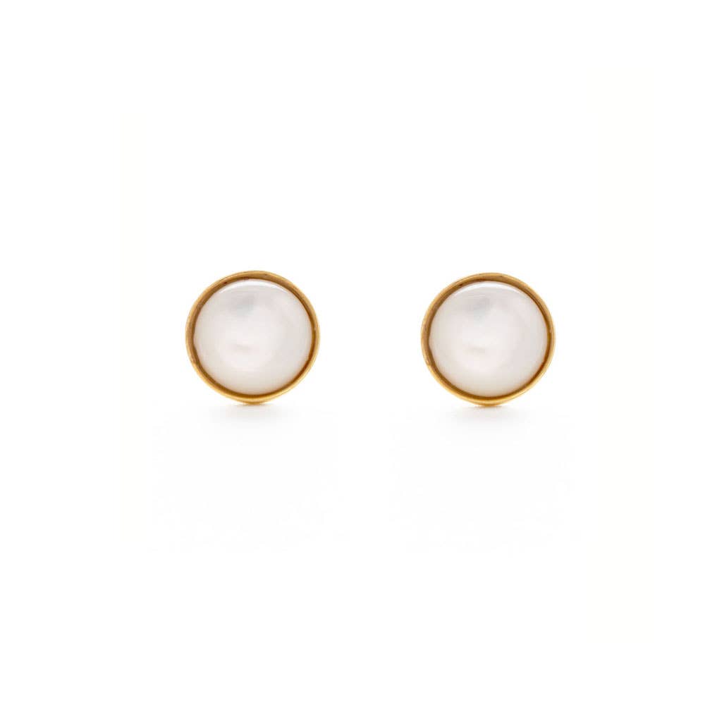 Amano Studio - 5mm Mother of Pearl Studs