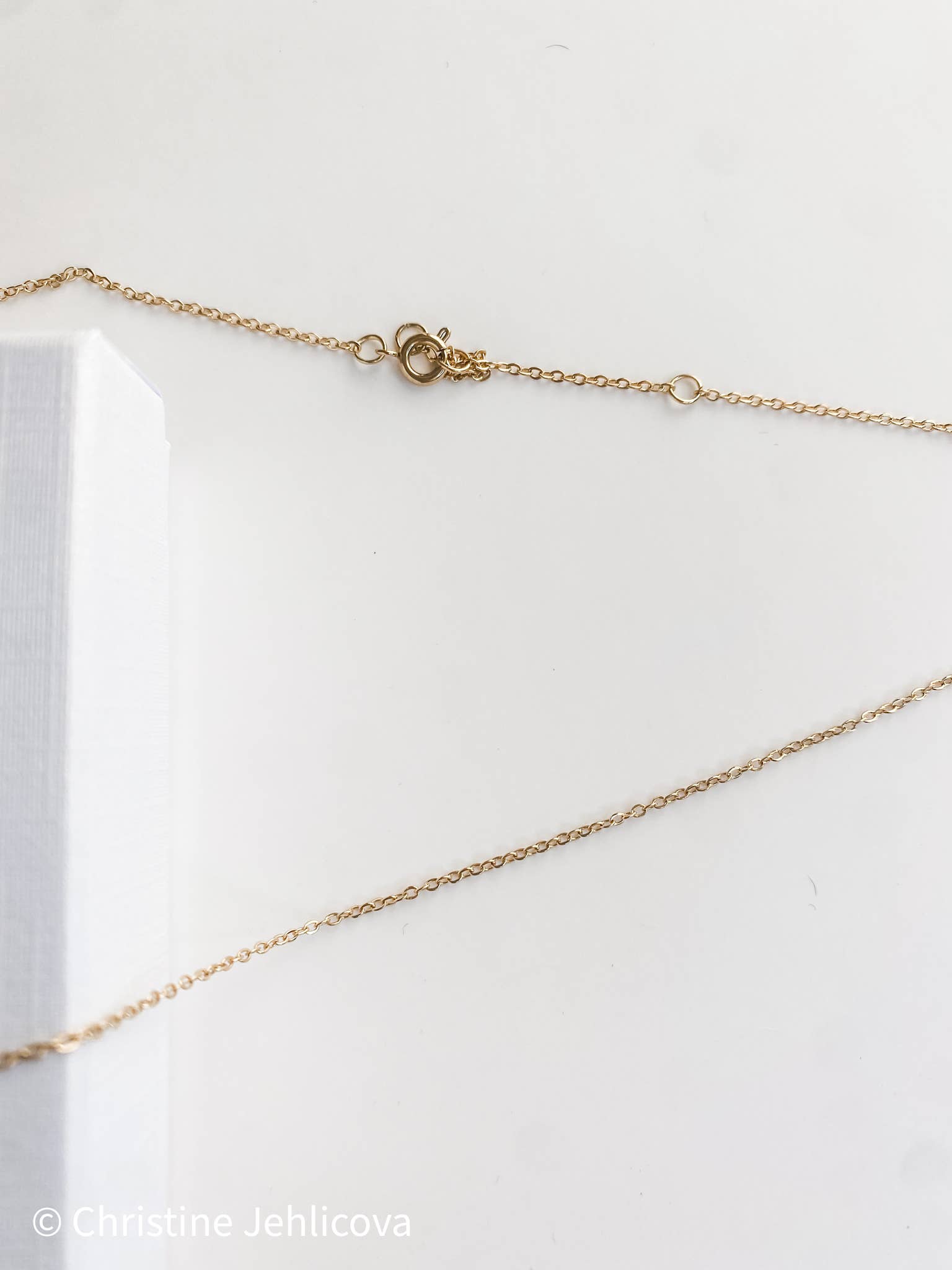 HoopLa - Gemstone Mini Perfume Bottle Crystal Necklace