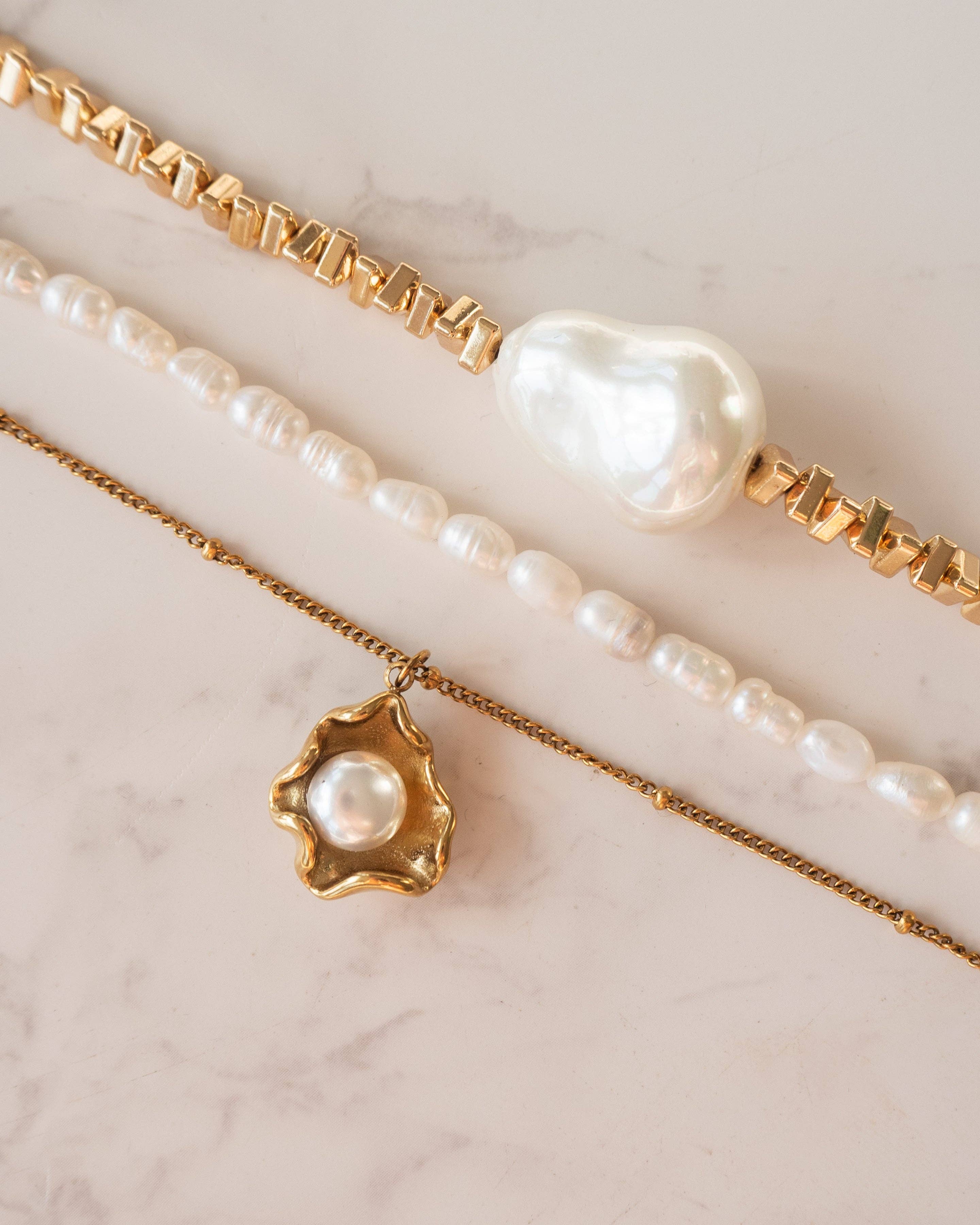 JacqMaria Jewelry - Oyster Necklace