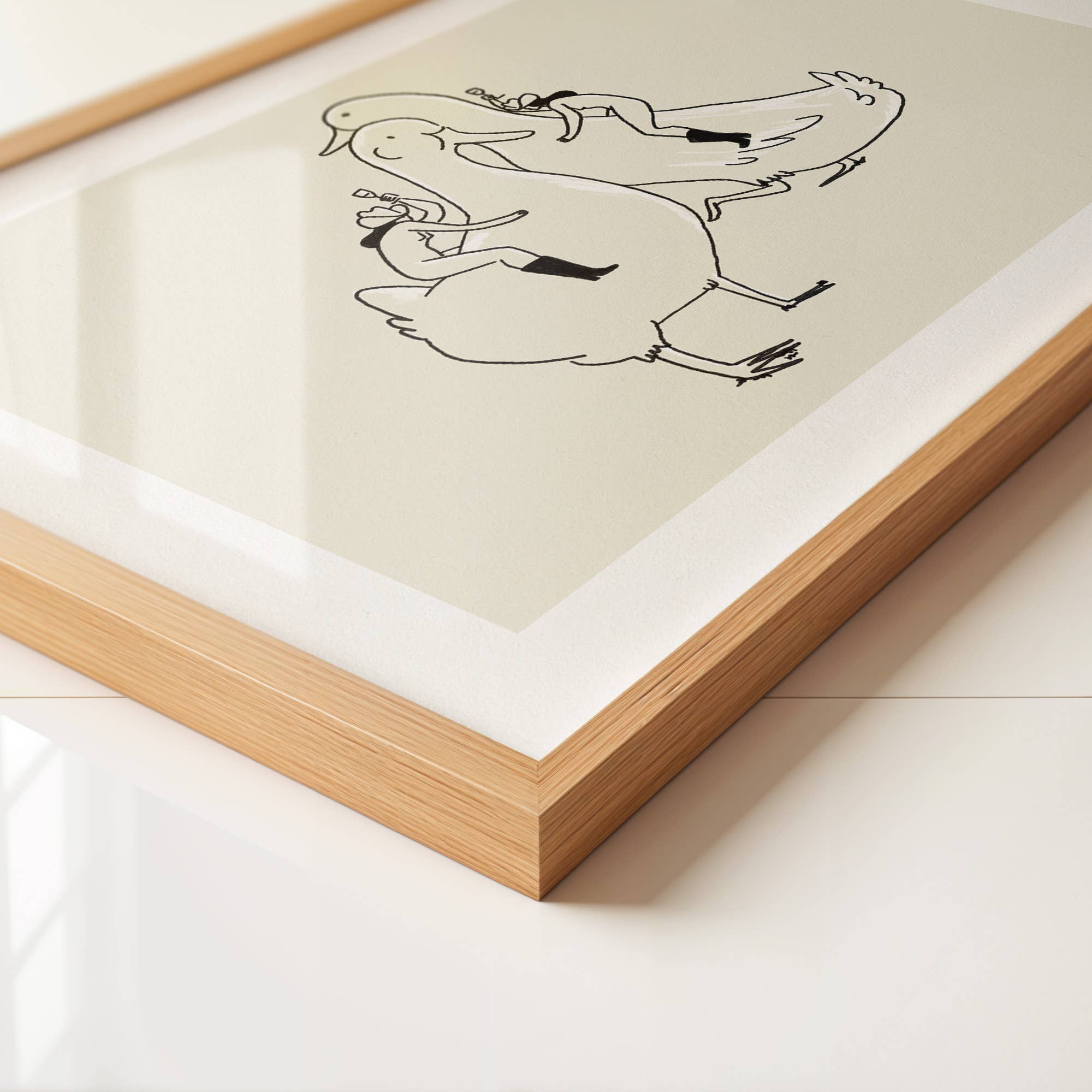 Tumbleweed Design Studio - Silly Goose - Whimsical Western Archival Giclée Art Print