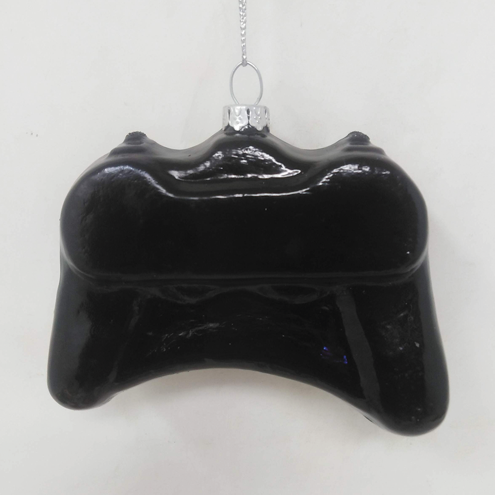 Video Game Controller Glass Christmas Ornament