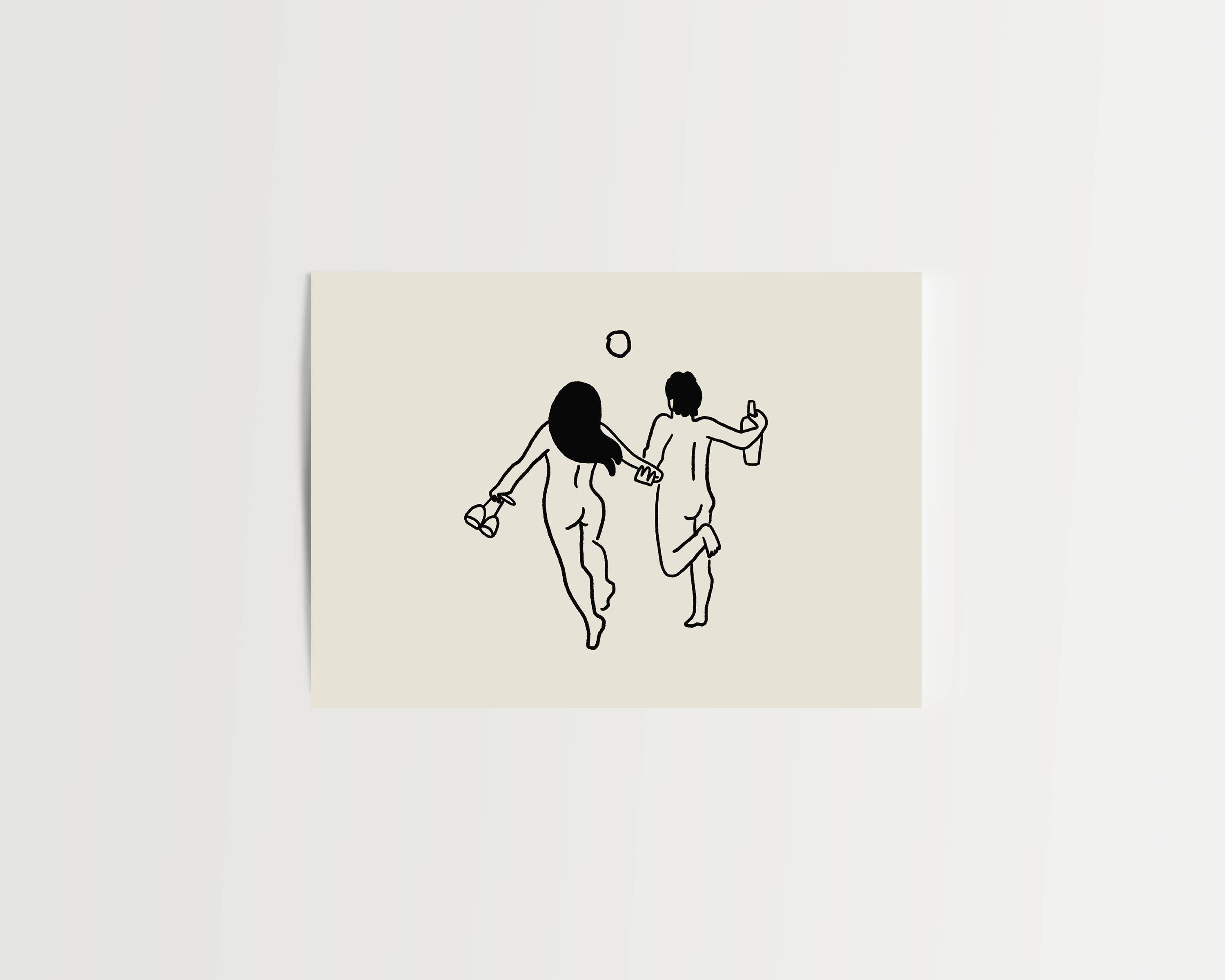 Tumbleweed Design Studio - Wine Lovers Minimal Art Print