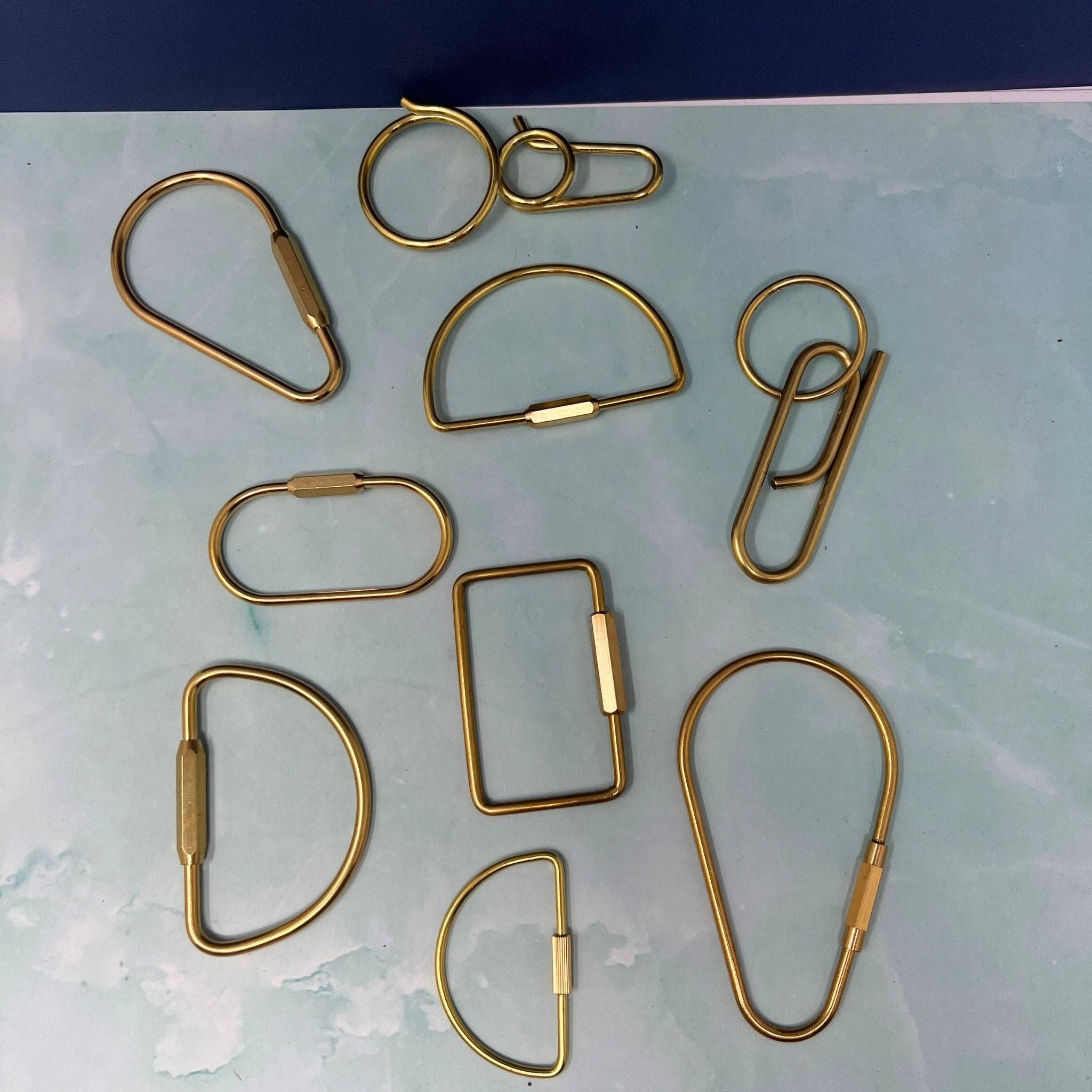 Carabiners - Brass  - Assorted Shapes
