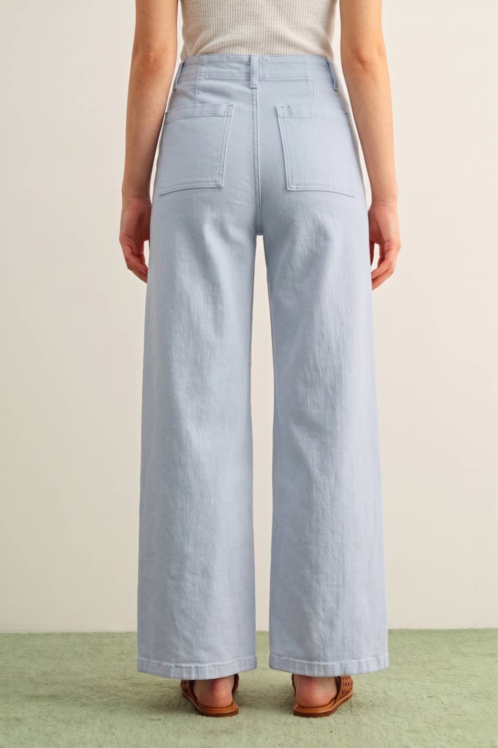 MIOU MUSE - P6982   WASHED COLOR STRETCH PANTS