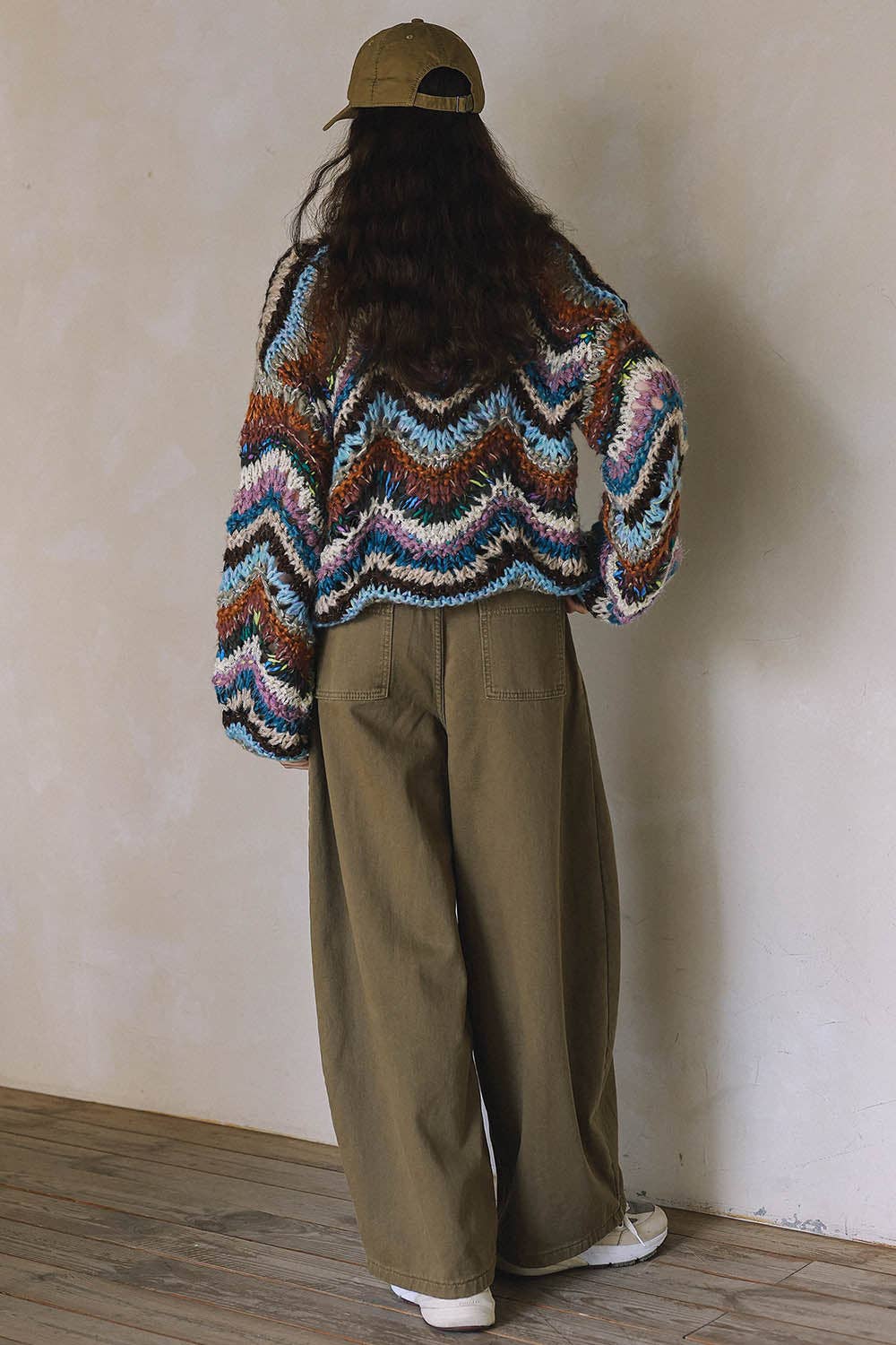 blisblis - HAND KNIT MULTICOLOR  SWEATER T0026