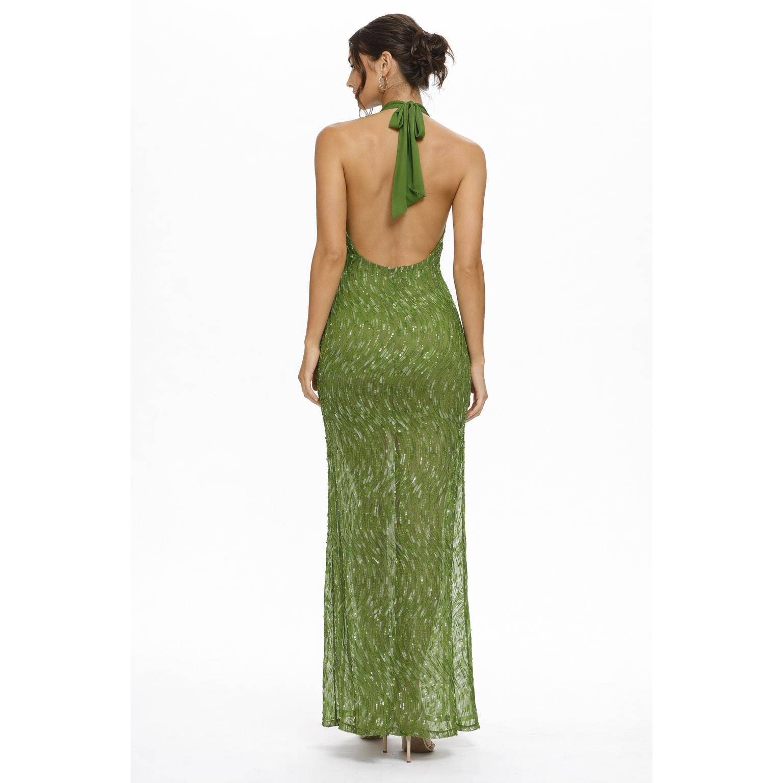 One and Only Collective - Halter Radiance Maxi Dress