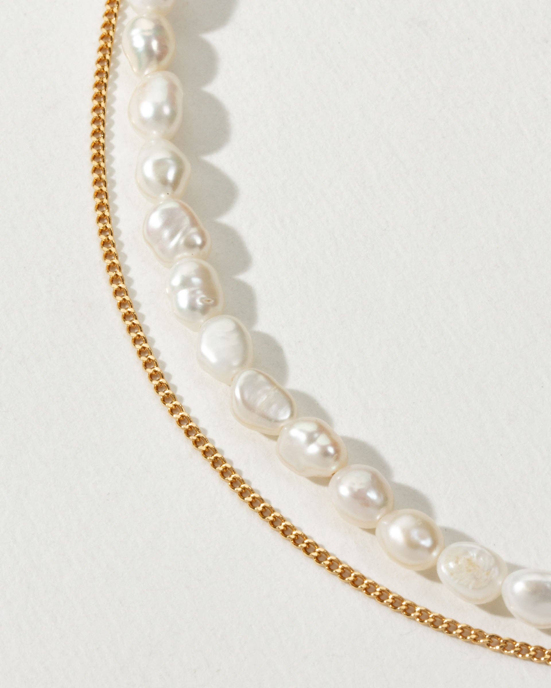 Luna Norte - Making Waves Layered Pearl Necklace