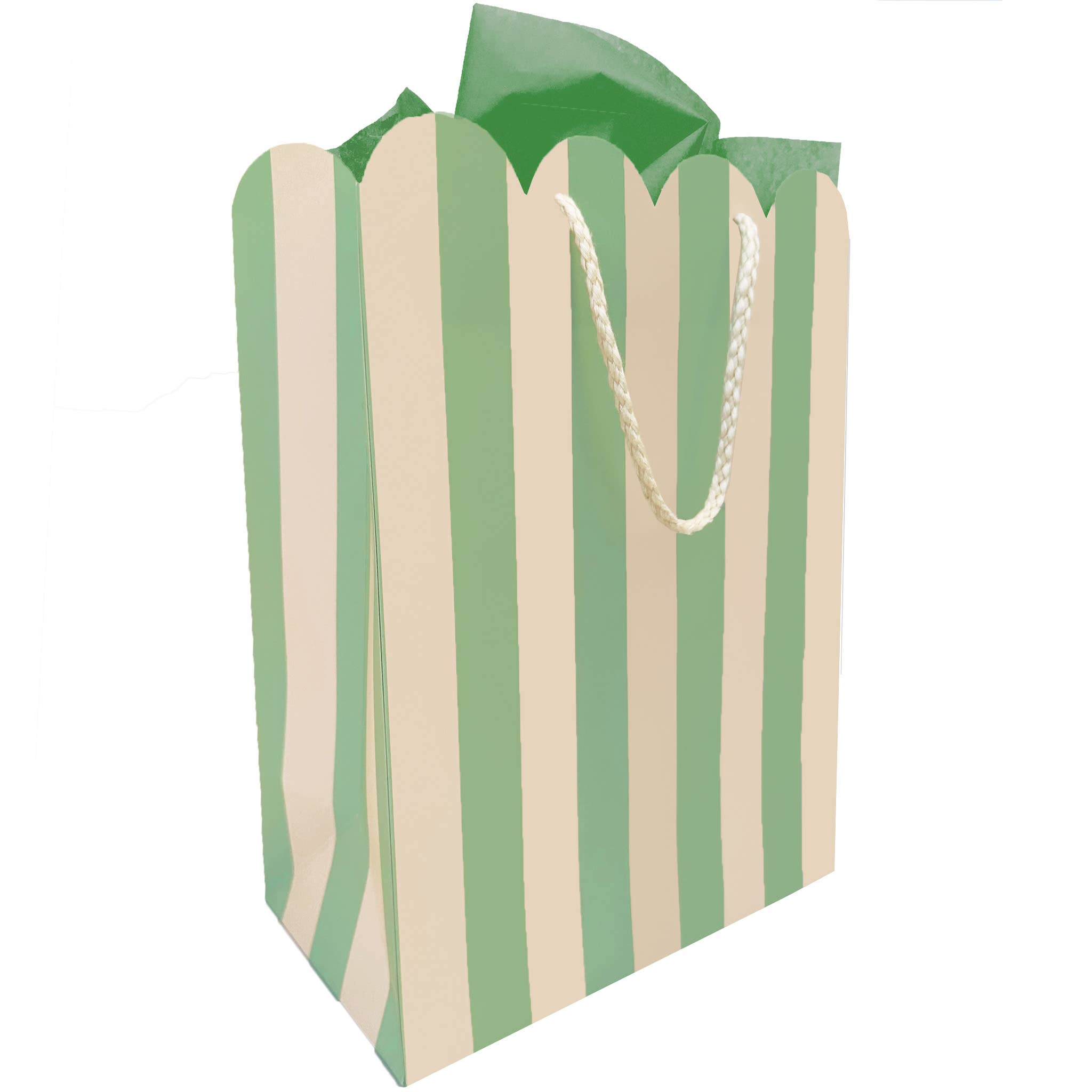 The Social Type - Mint Scallop Gift Bag