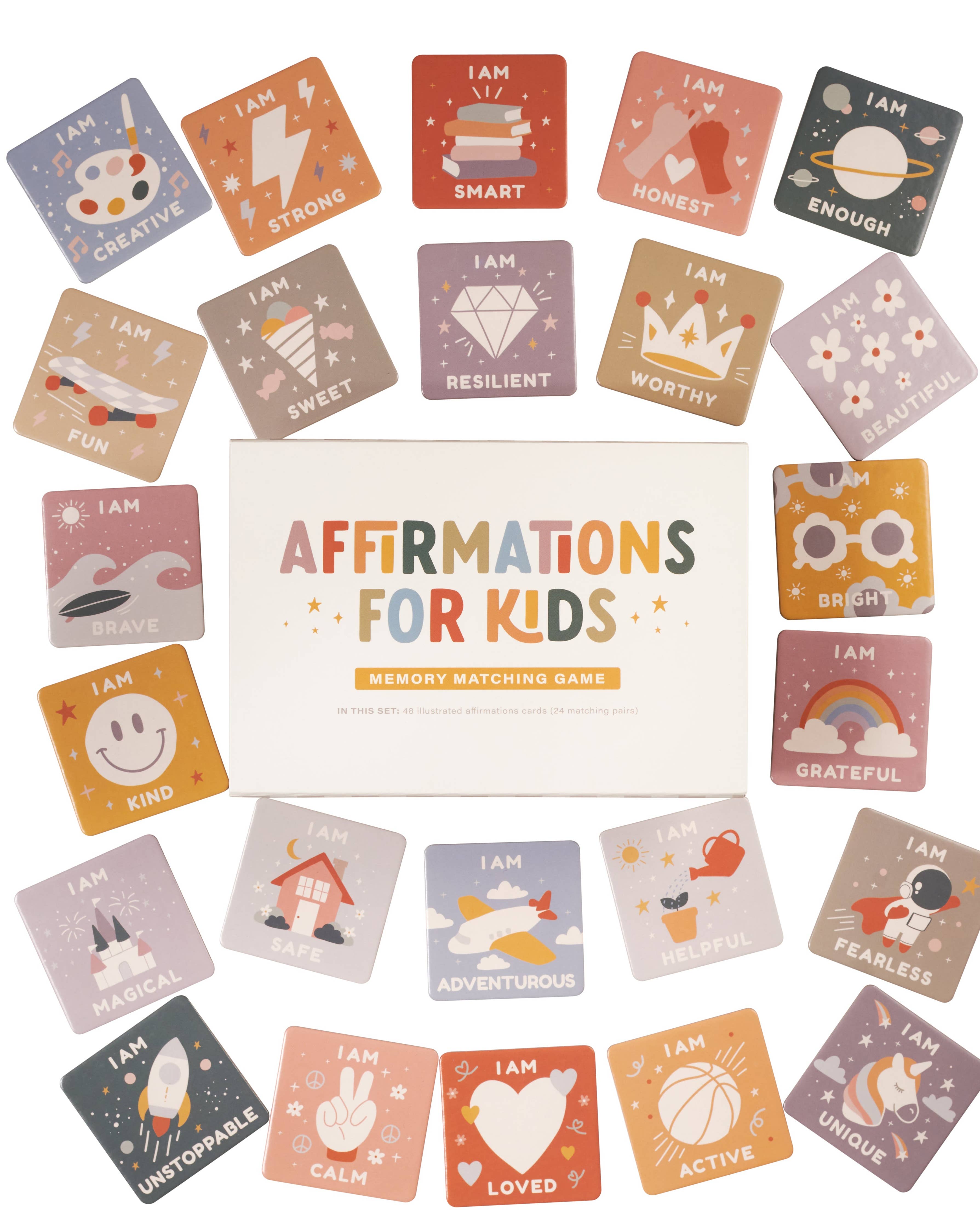 Cherrypick - Affirmations for Kids Memory Matching Game