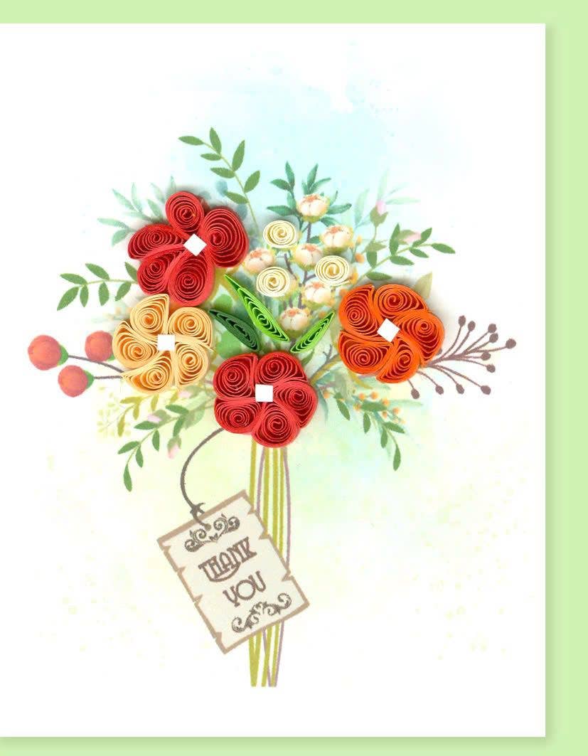 Poppin Cards and Gifts - Gift Enclosure Mini Card-Thank You