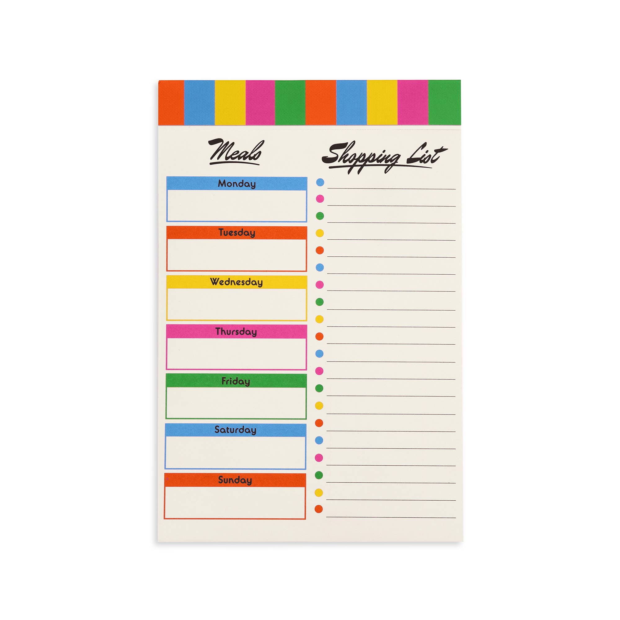 Ban.do - Magnetic Shopping List, Colorblock