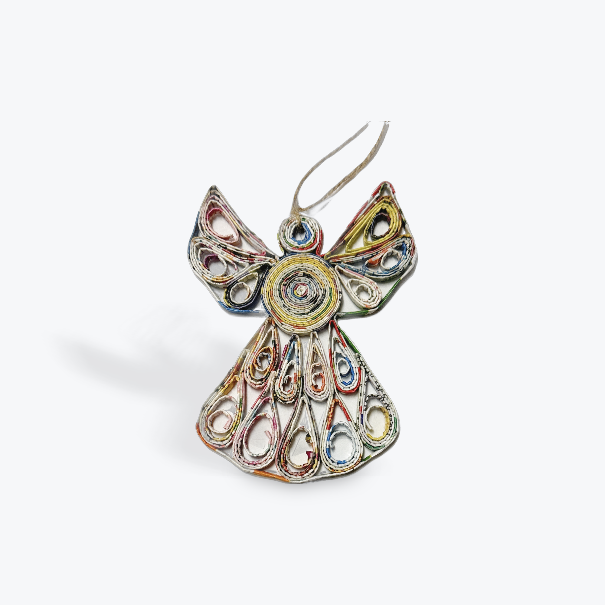 The Upcycled Paper Company - Angel Holiday Ornament - 3 Styles - Recycled Paper