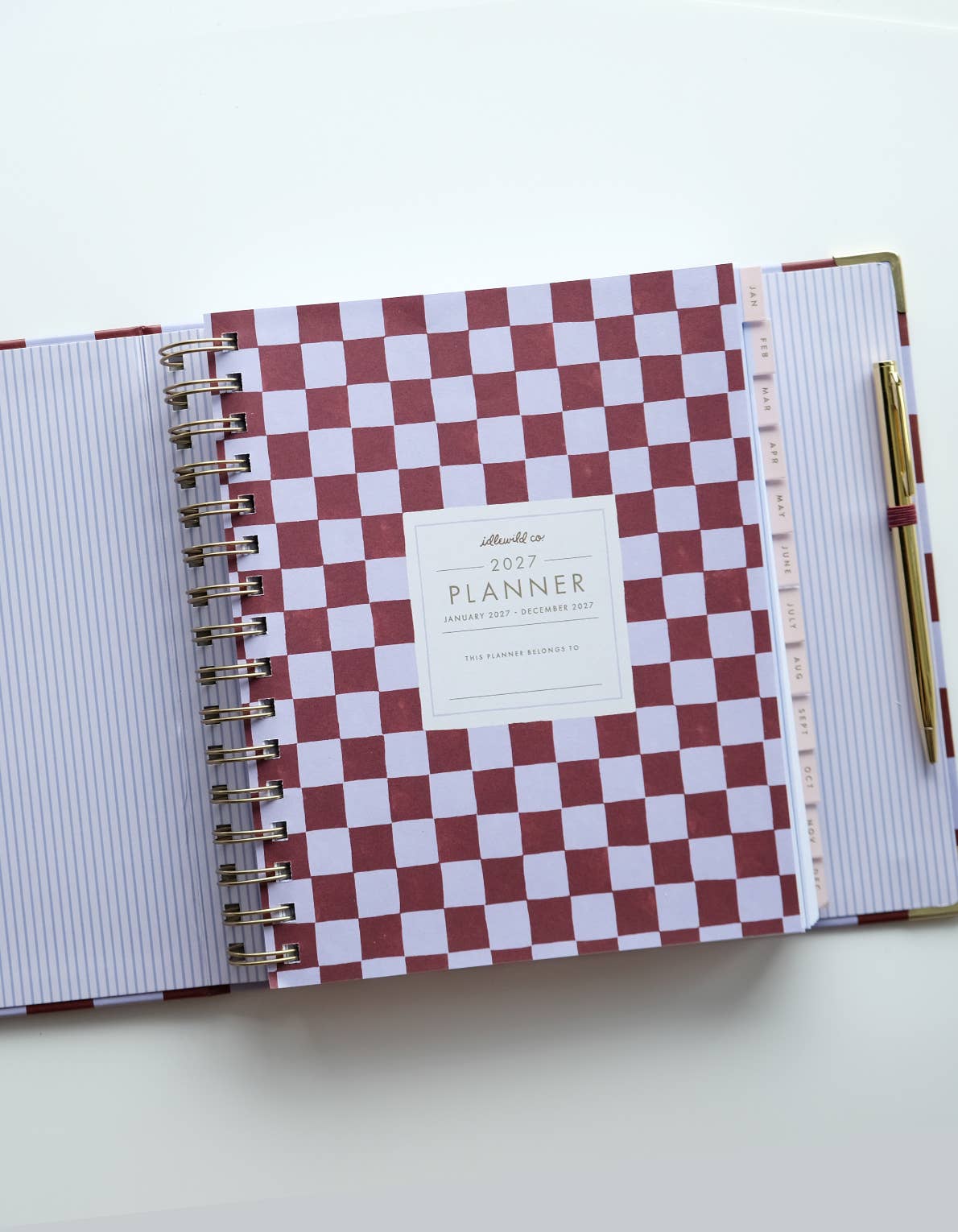 Idlewild Co. - 2027 Binder Planner | Periwinkle Checks