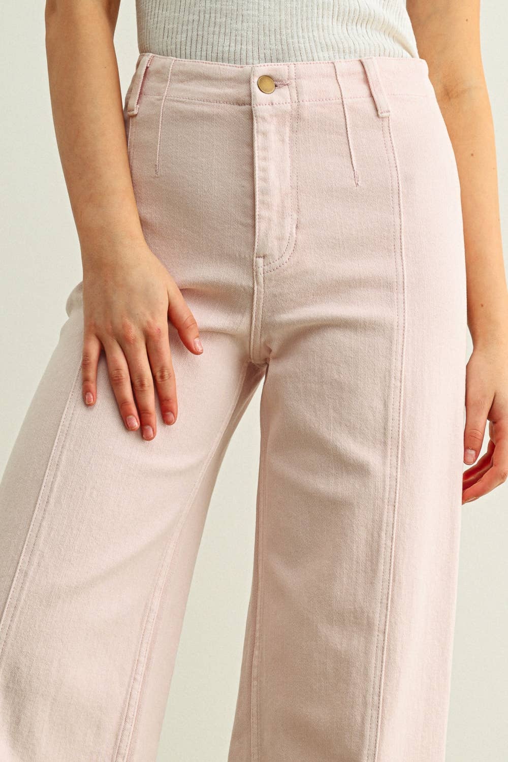 MIOU MUSE - P6982   WASHED COLOR STRETCH PANTS