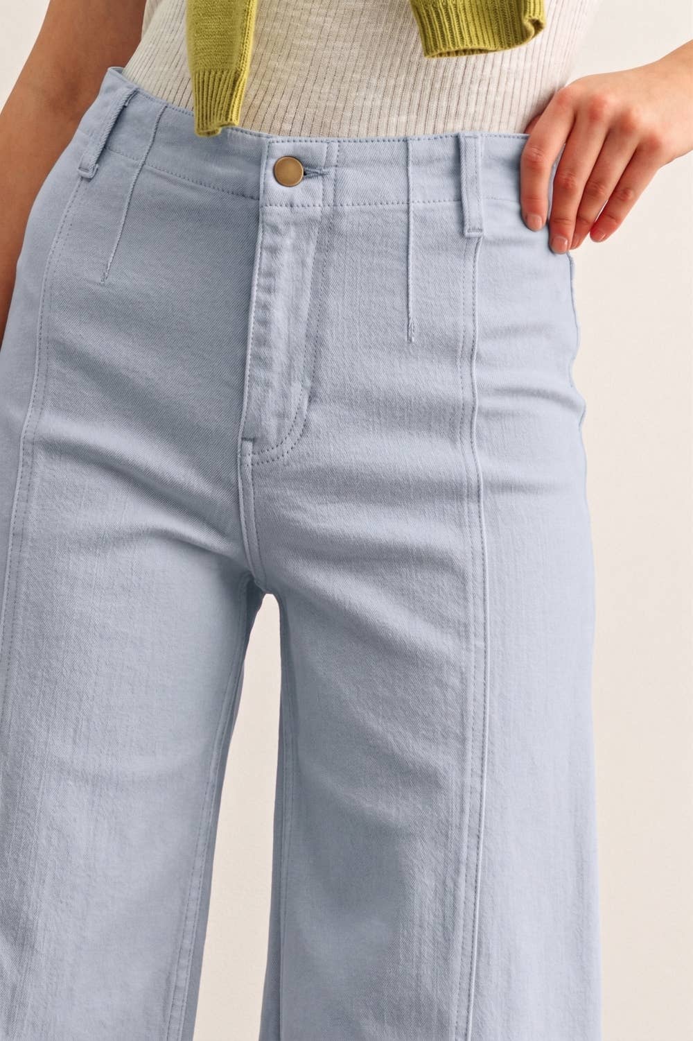 MIOU MUSE - P6982   WASHED COLOR STRETCH PANTS