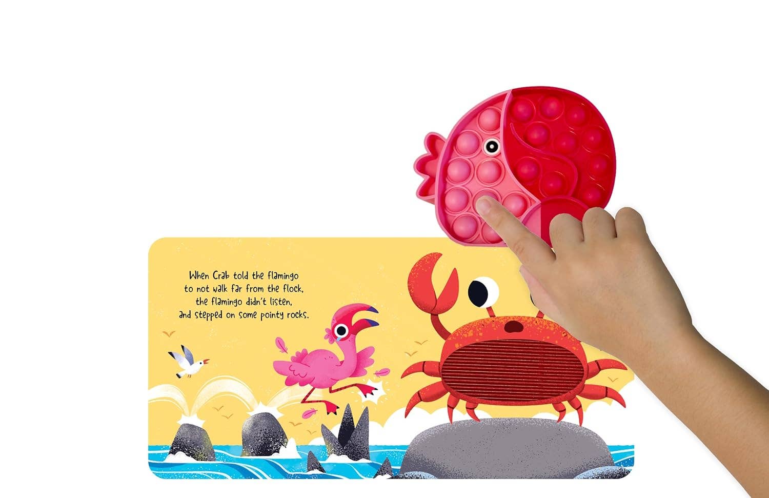 Little Hippo Books - Little Flamingo - Your Sensory Fidget Friend