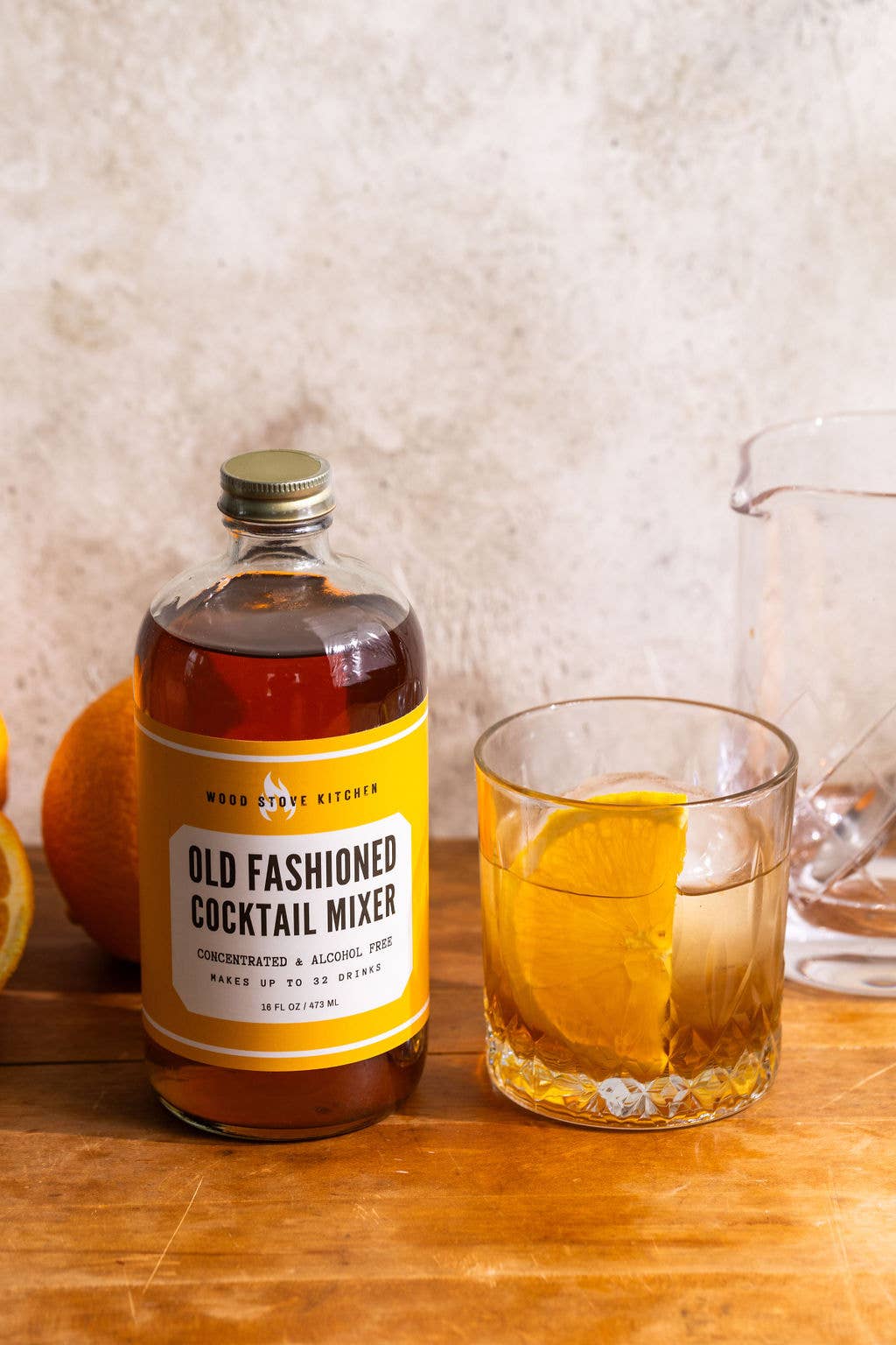 Wood Stove Kitchen - Old Fashioned Cocktail Syrup, 16 fl oz - for Cocktails and M