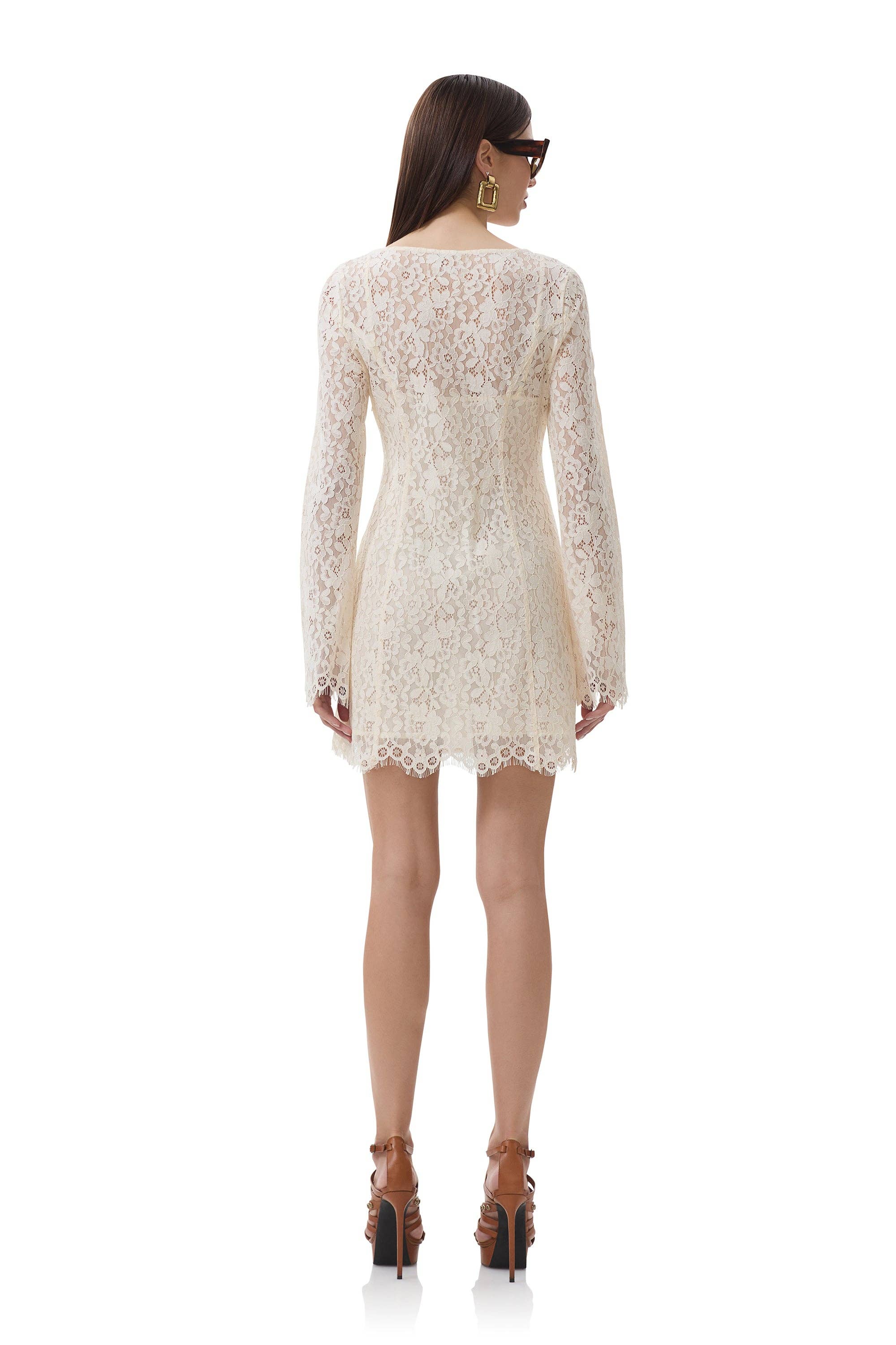 AFRM - Milana Lace Dress - Gardenia