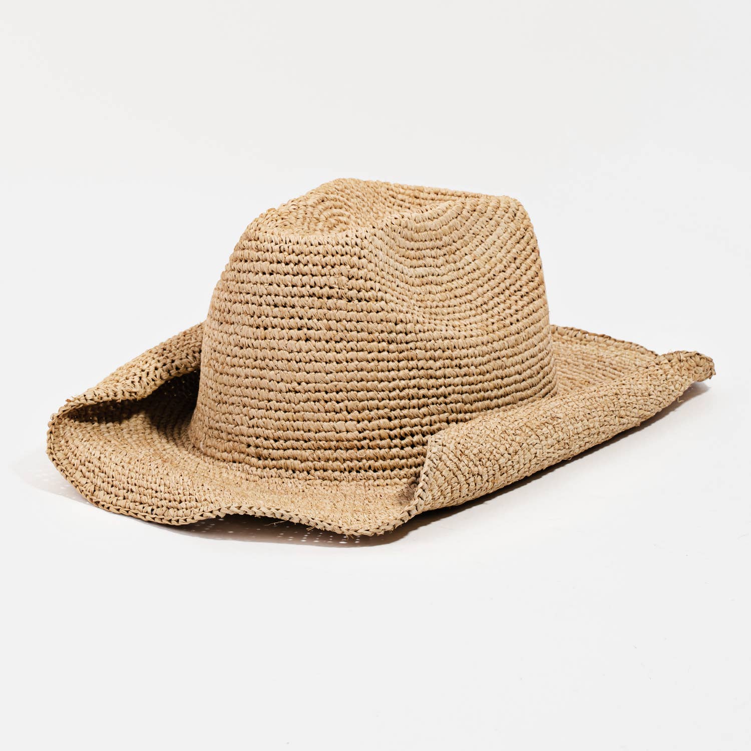 Collections by Fame Accessories - Raffia Straw Braided Hat