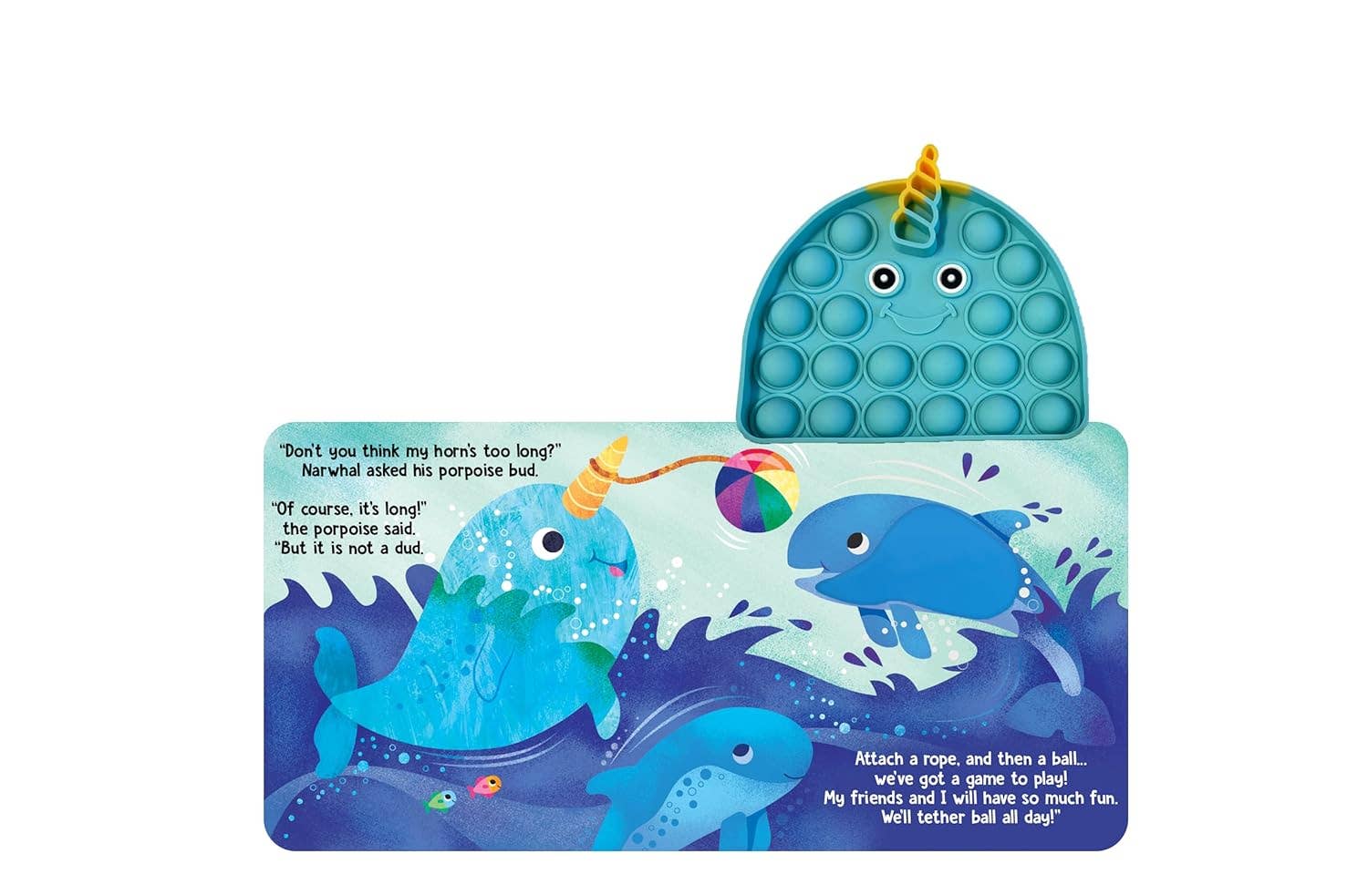 Little Hippo Books - Little Narwhal - Your Sensory Fidget Friend