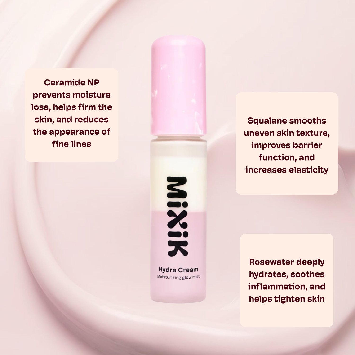 MIXIK SKIN - Hydra Cream Moisturizing Glow Mist - Mini Size