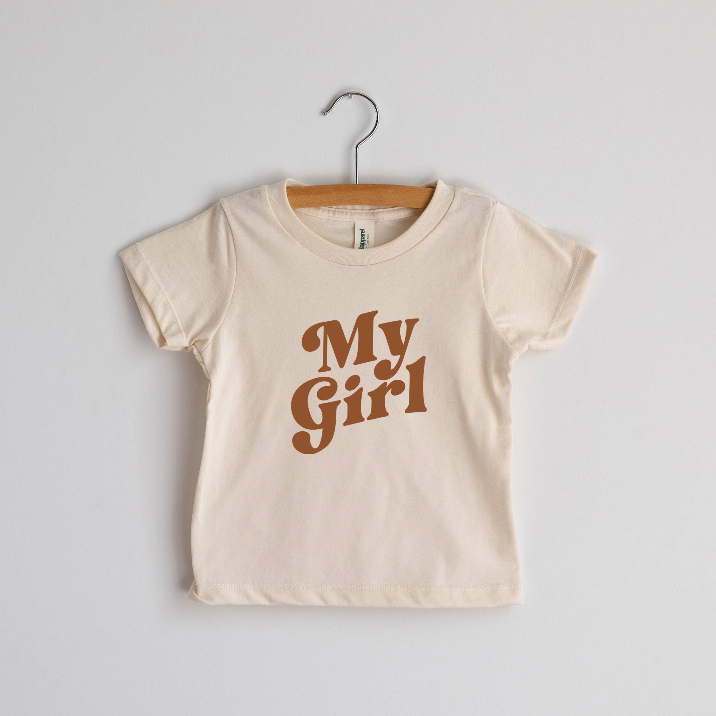 Gladfolk - My Girl Cream Organic Baby & Kids Tee