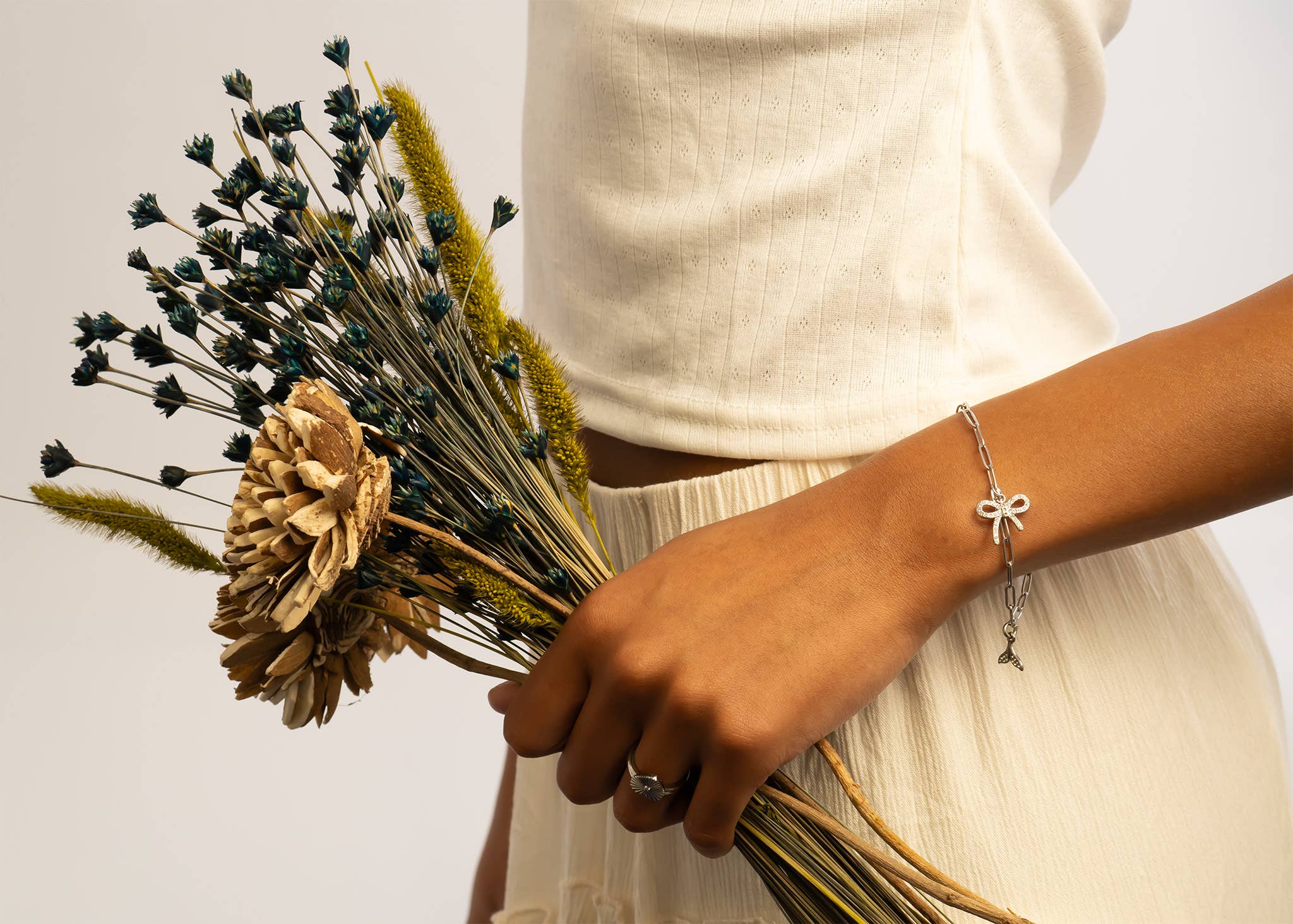 WJW - Stainless Steel Paperclip Chain Bracelet