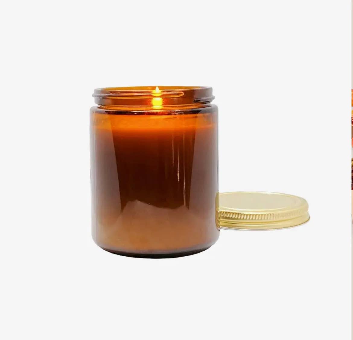 Poppy Rose Candle Co. - Redwood Forest 8 oz coconut wax amber jar candle