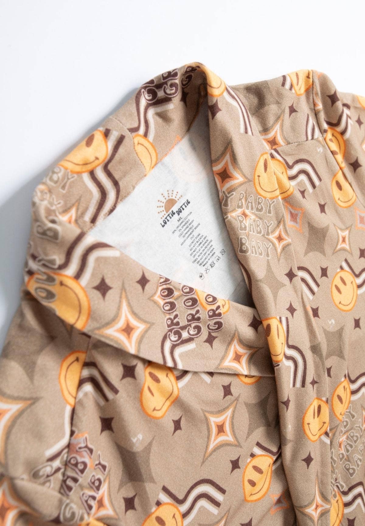 Lottie Dottie Womens Organic Cotton Kimono Robe | Premium Knit