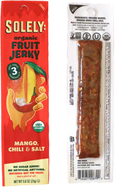Hudson Meat Company - MANGO CHILI/SALT FRUIT JERKY     -     SOLELY