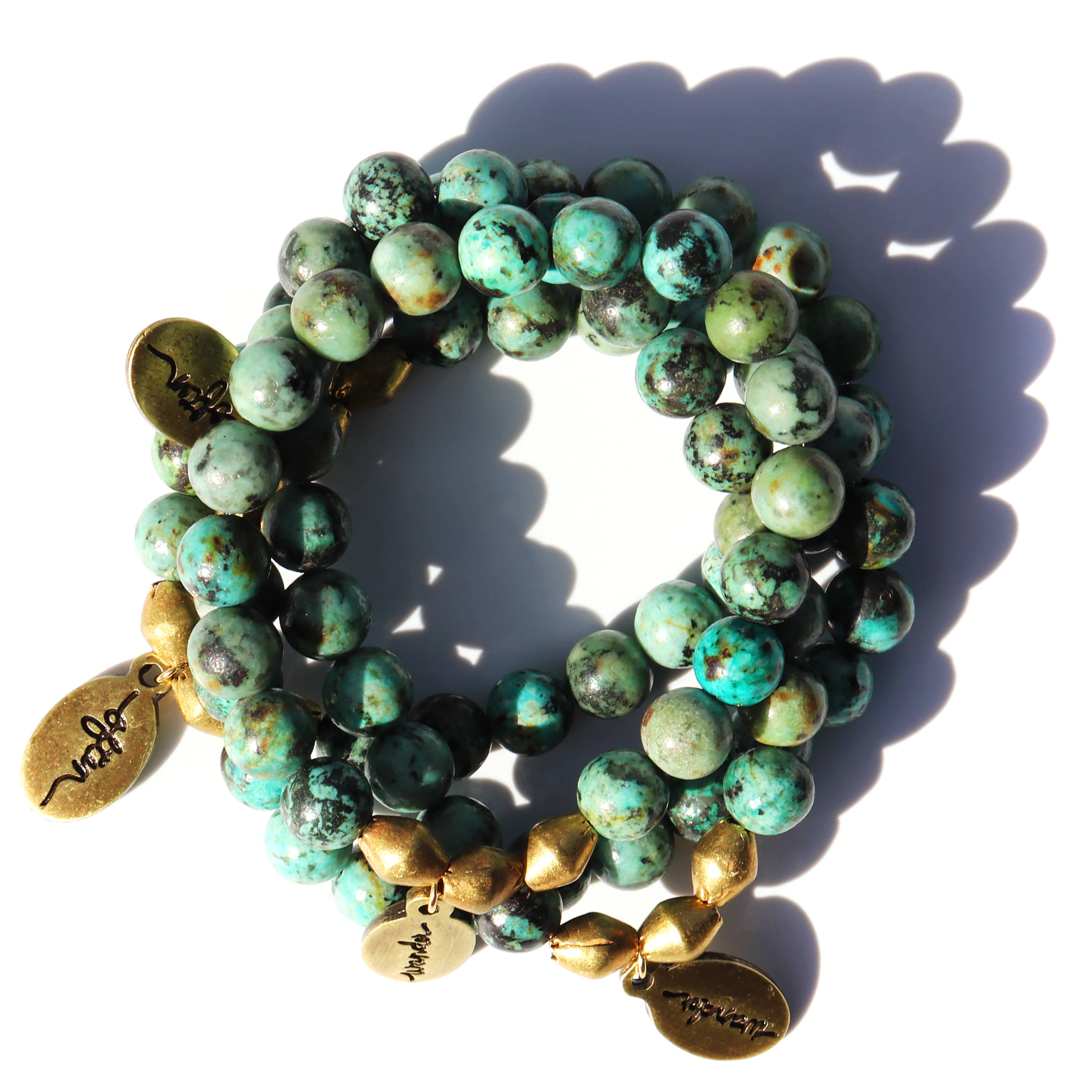 Often Wander - Beaded Bracelet – African Turquoise