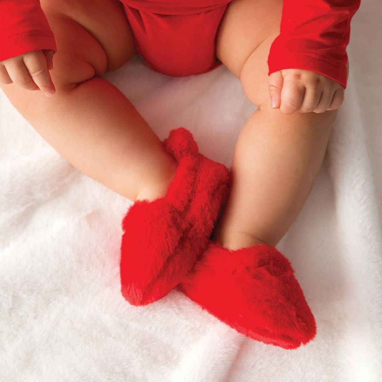 Stephan Baby by Creative Brands - Plush Slippers - Red