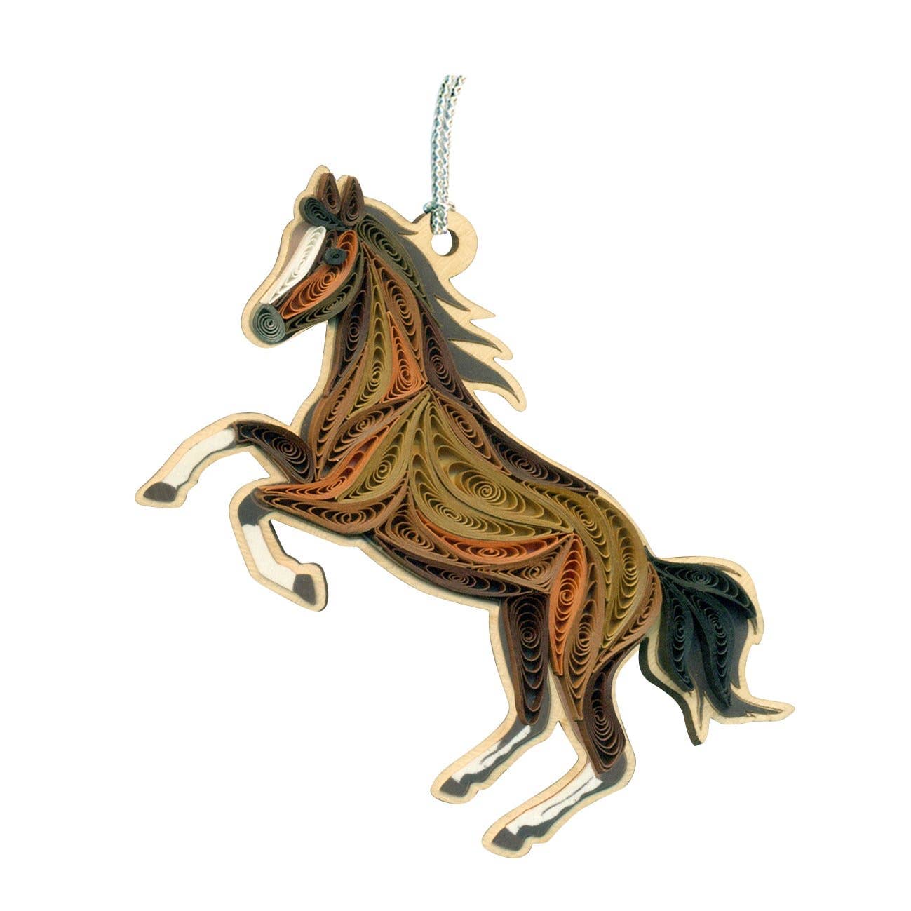 Poppin Cards and Gifts - Quilling Horse Ornament