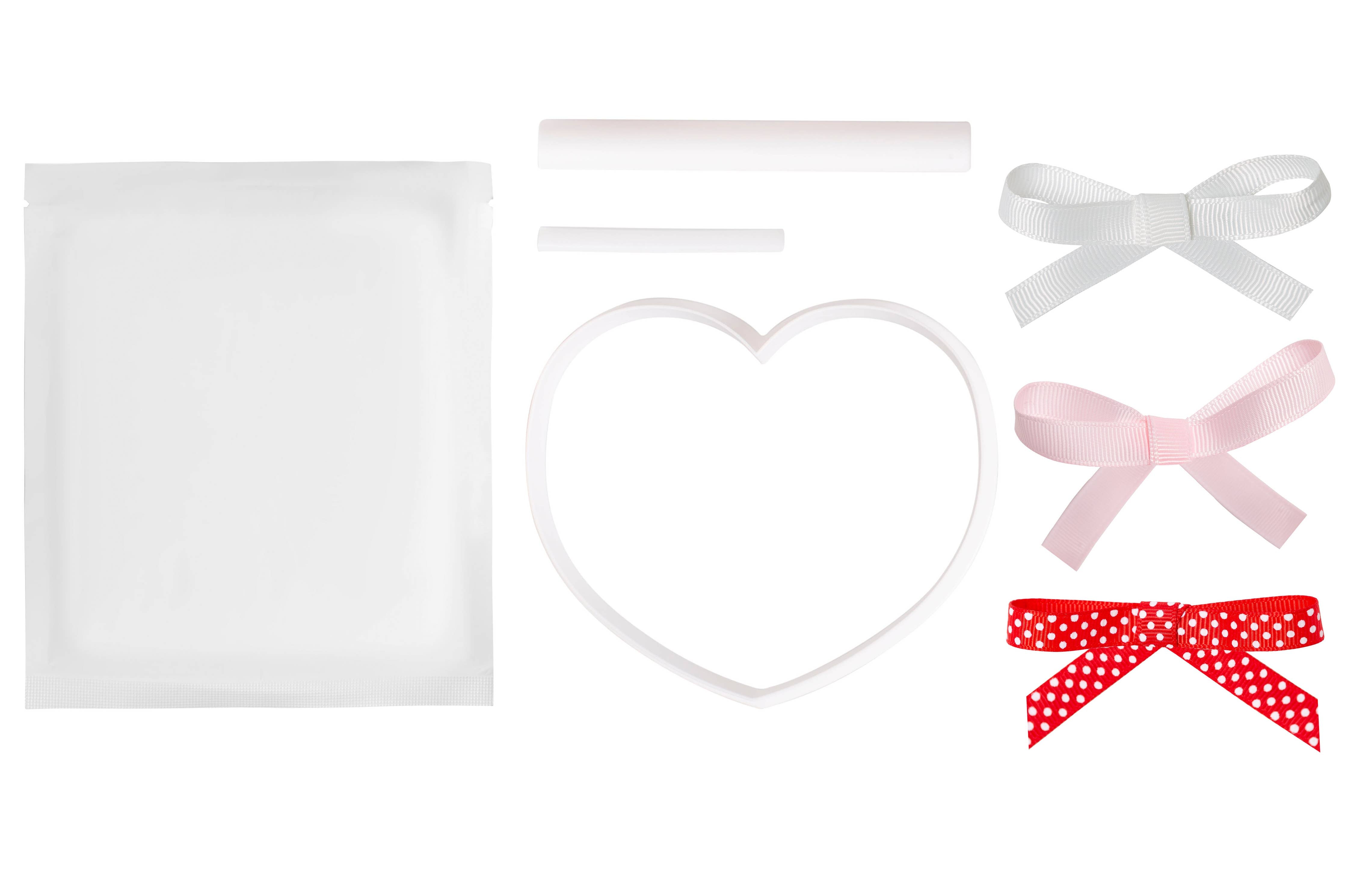 Pearhead - Pawprints Keepsake Hanging Holiday Ornament, Heart Shape