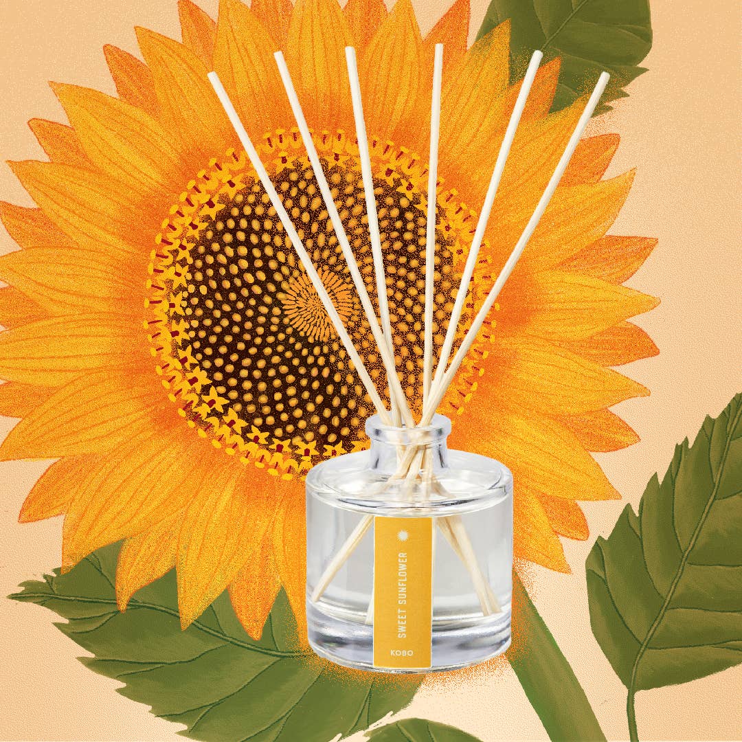 KOBO - Sweet Sunflower - Plant the Box Diffuser - 4oz