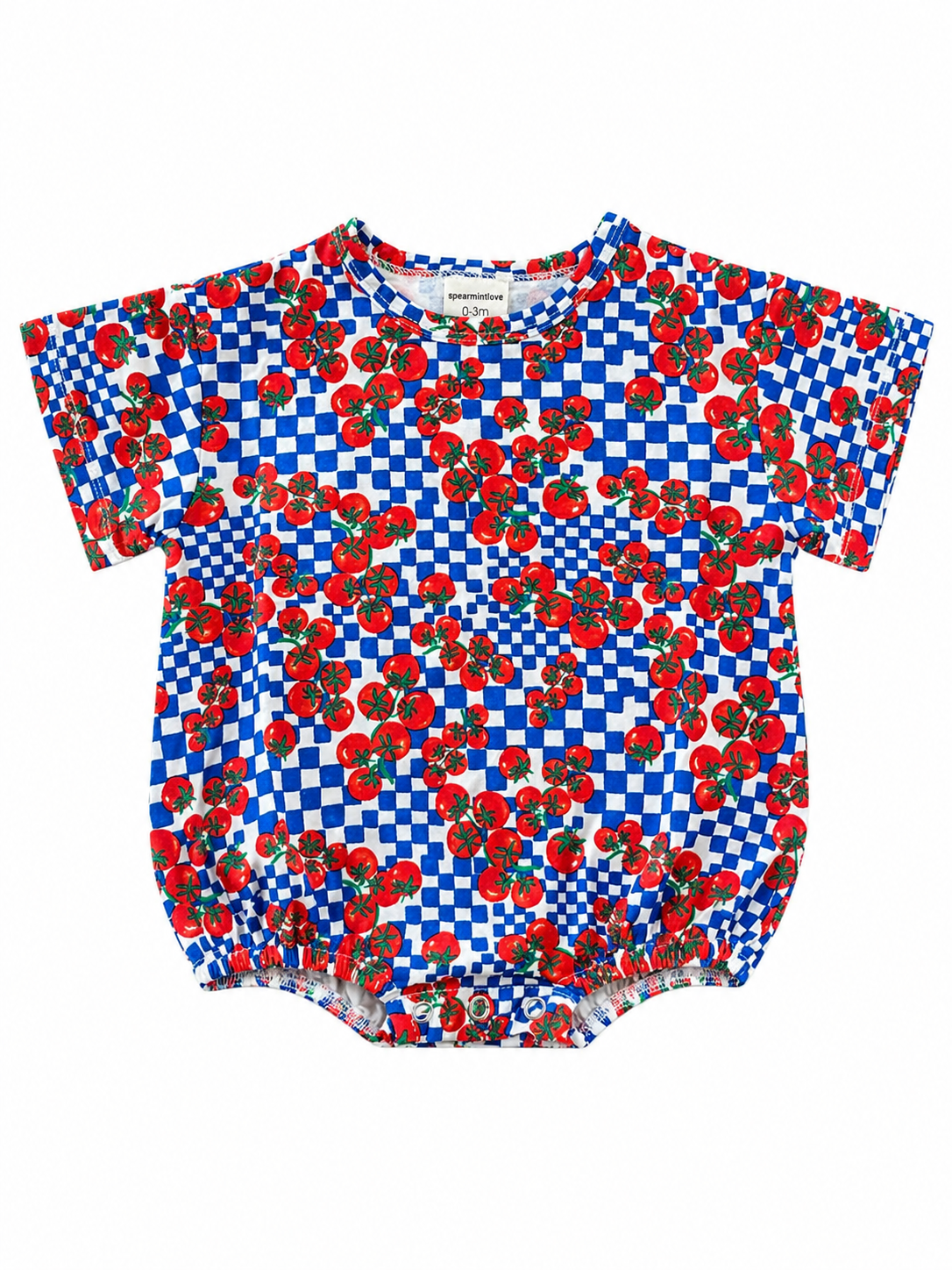 SpearmintLOVE - T-Shirt Bubble, Pomodoro Check