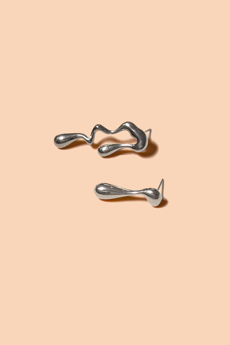 Peter and June - Vice Versa Studs - Stainless Steel