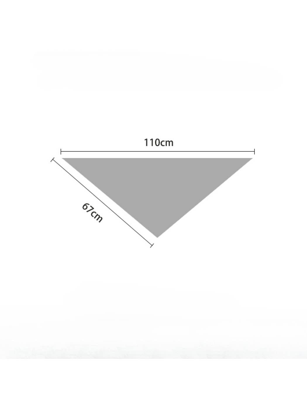Funkyrel® Atzbranding Limited - Scarvii - Lace Trim Plain Triangle Bandana