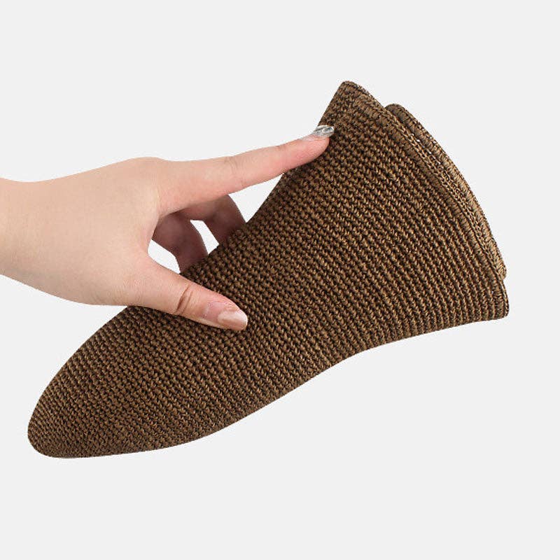 Dipped Shop - Casual Wide Brim Handwoven Straw Bucket Hat