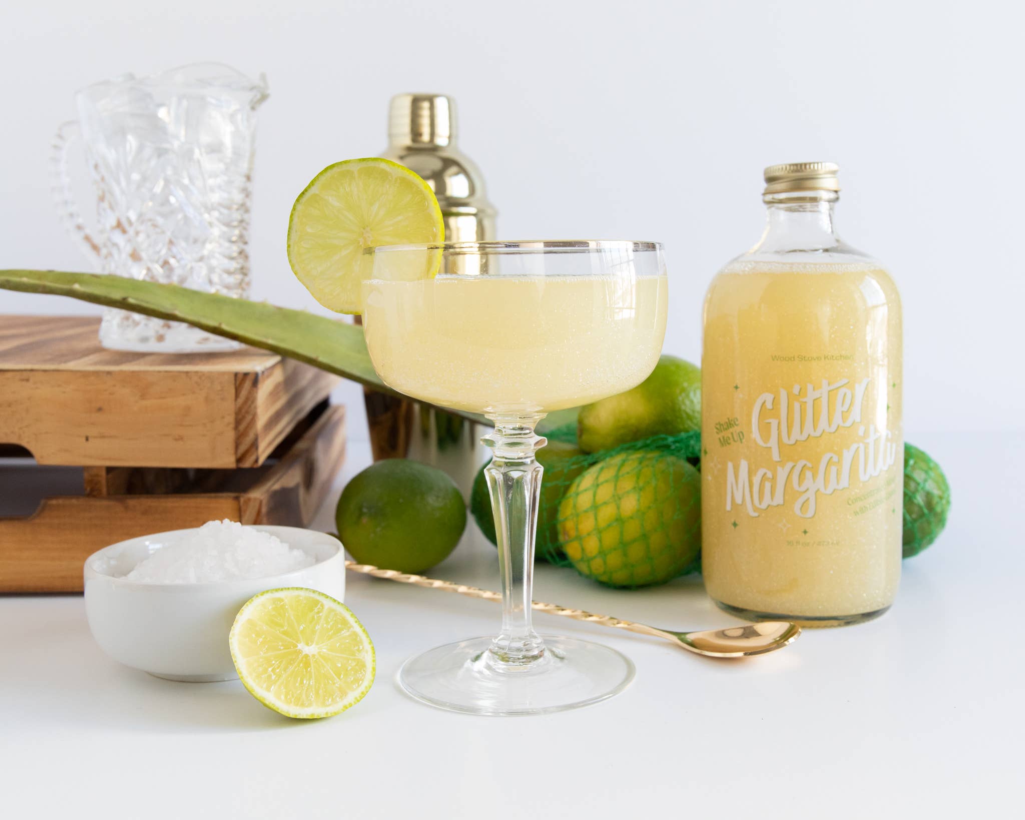 Wood Stove Kitchen - Glitter Margarita Mixer, 16 fl oz