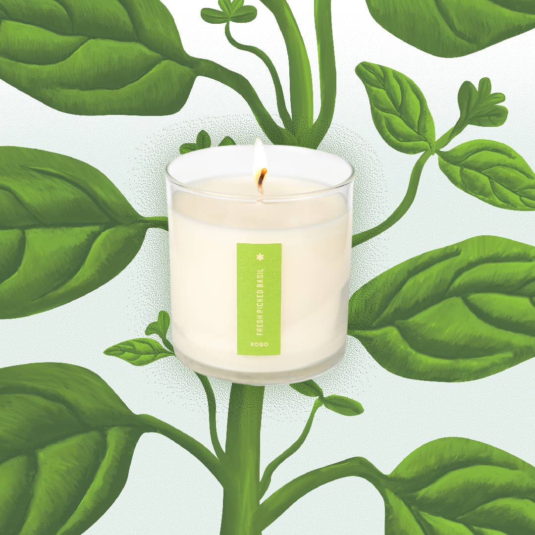 KOBO - Fresh Picked Basil - Plant the Box Candle - 9oz.