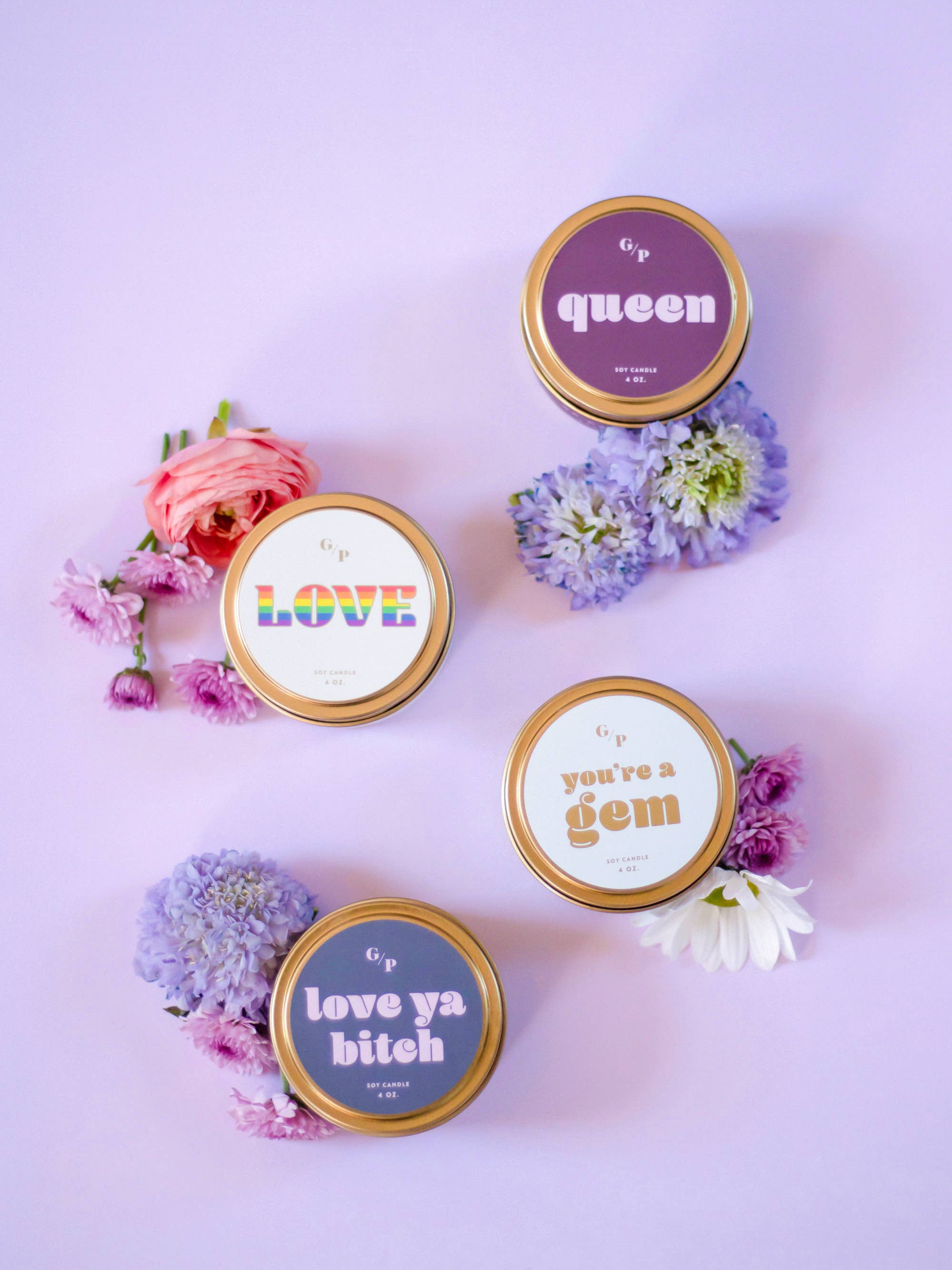 GP Candle Co. - You're a Gem Just Because 4 oz. Candle Tin