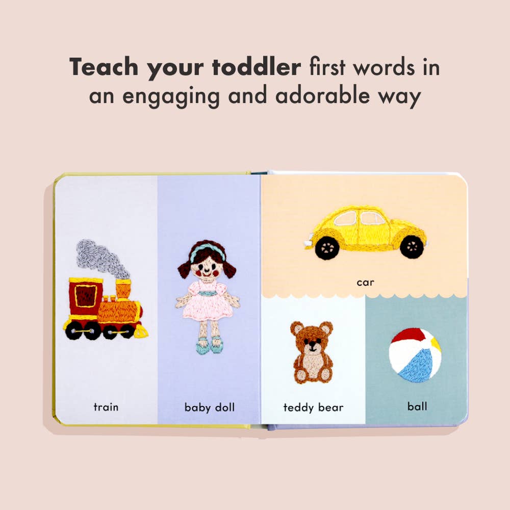 Penguin Random House LLC - First Words With Embroidered